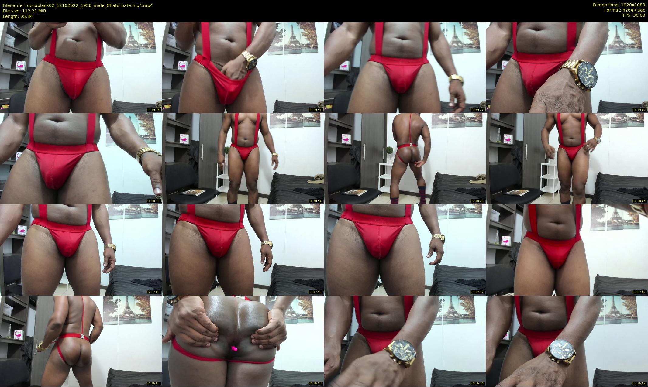 roccoblack02 — 6 minute Chaturbate male cam show recording, 1080p, Oct 12, 2022