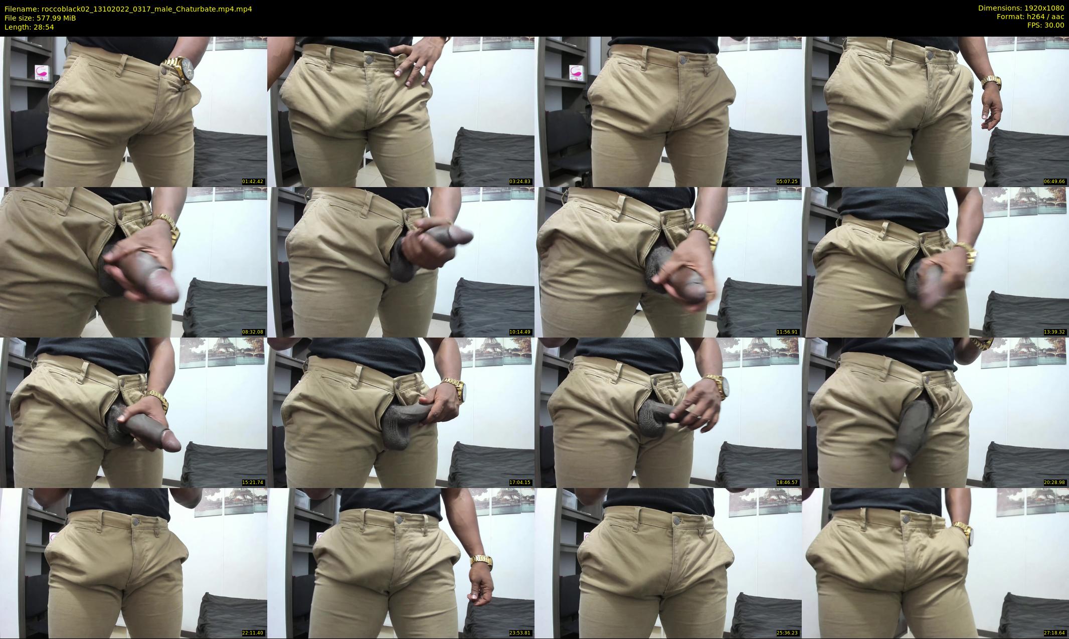 roccoblack02 — 29 minute Chaturbate male cam show recording, 1080p, Oct 13, 2022