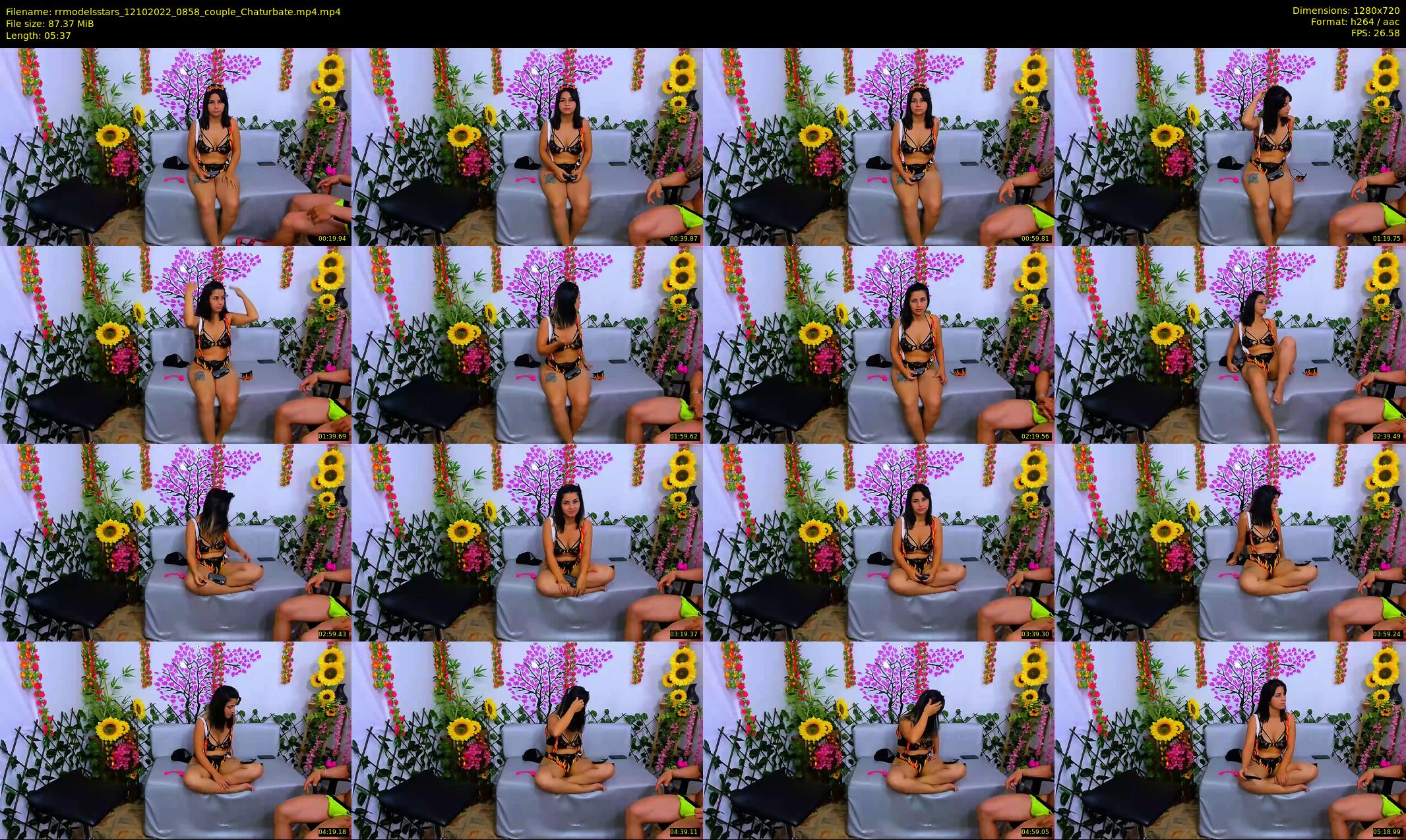 rrmodelsstars — 6 minute Chaturbate couple cam show recording, 720p, Oct 12, 2022