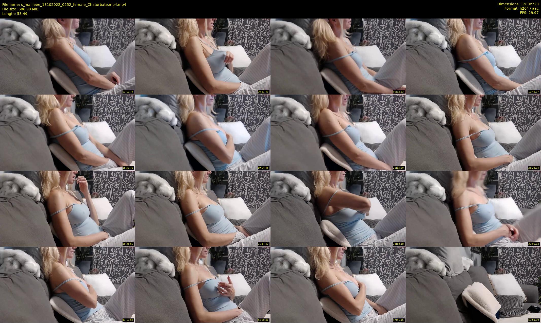 s_mailleee — 54 minute Chaturbate female cam show recording, 720p, Oct 13, 2022