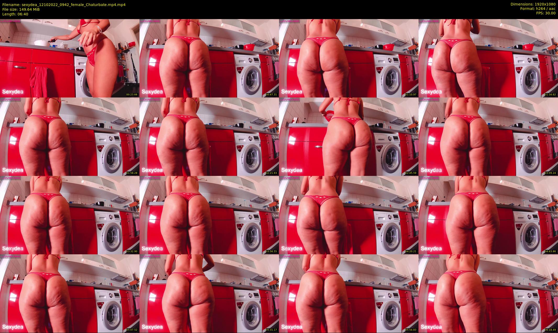 sexydea — 7 minute Chaturbate female cam show recording, 1080p, Oct 12, 2022