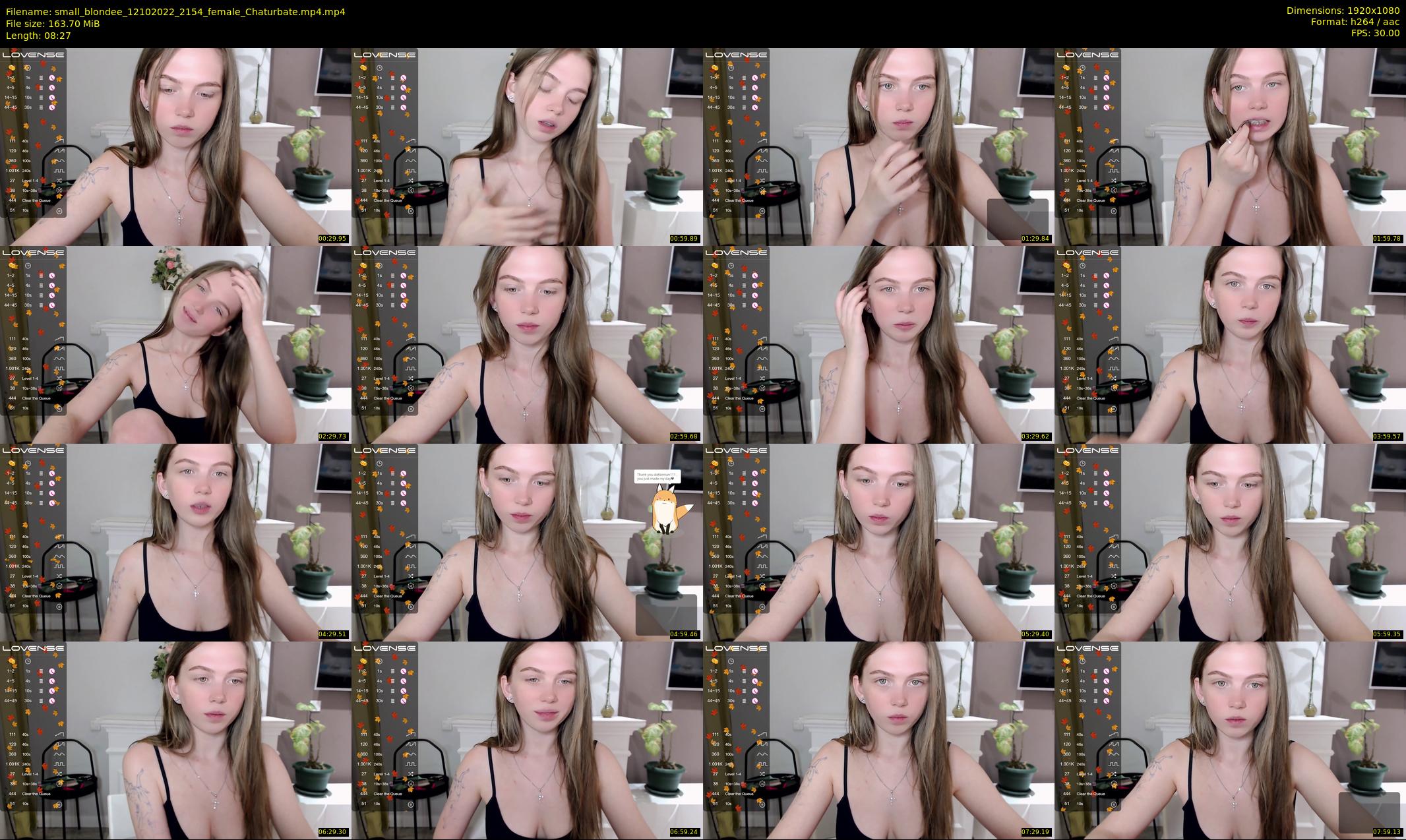 small_blondee — 9 minute Chaturbate female cam show recording, 1080p, Oct 12, 2022