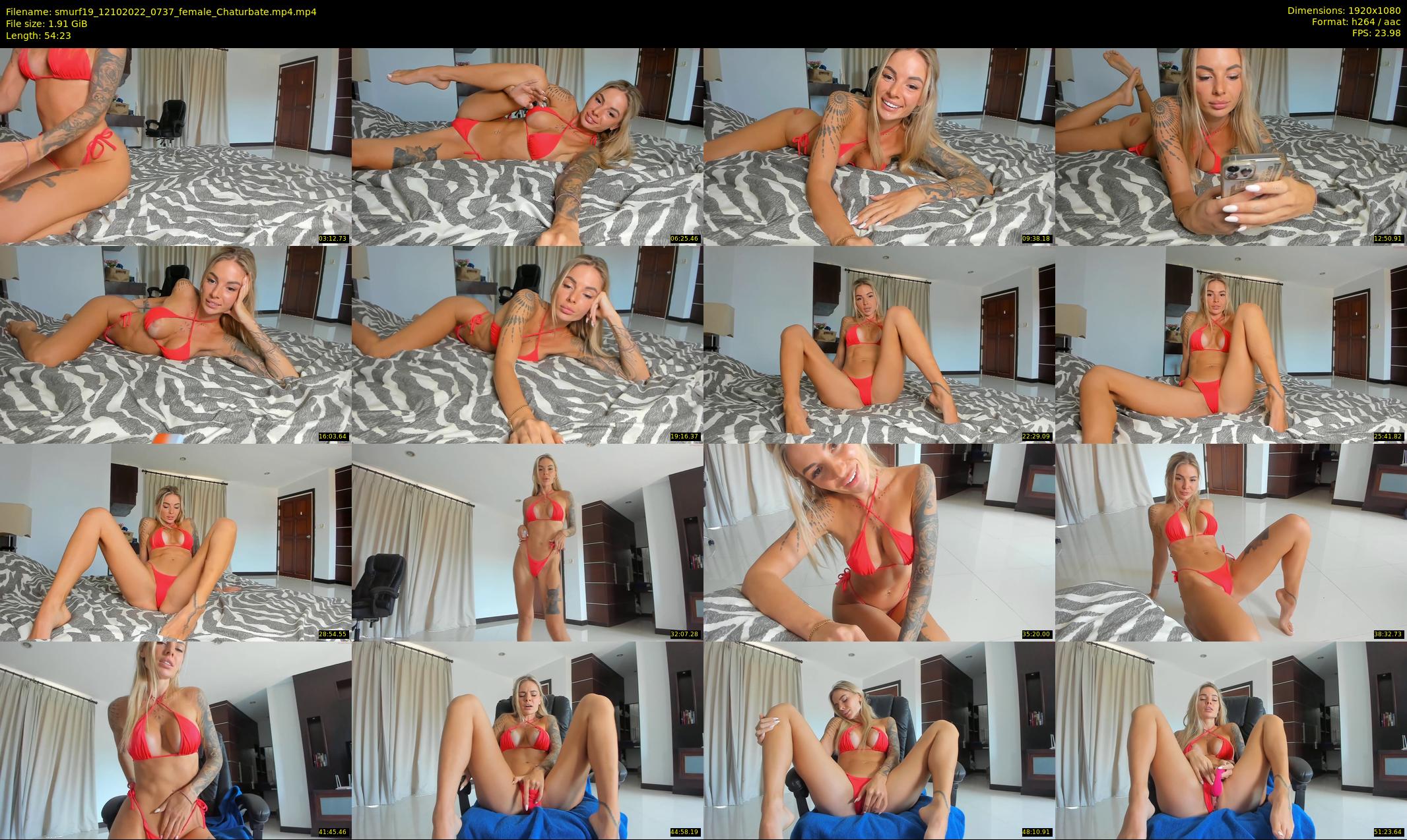smurf19 — 55 minute Chaturbate female cam show recording, 1080p, Oct 12, 2022