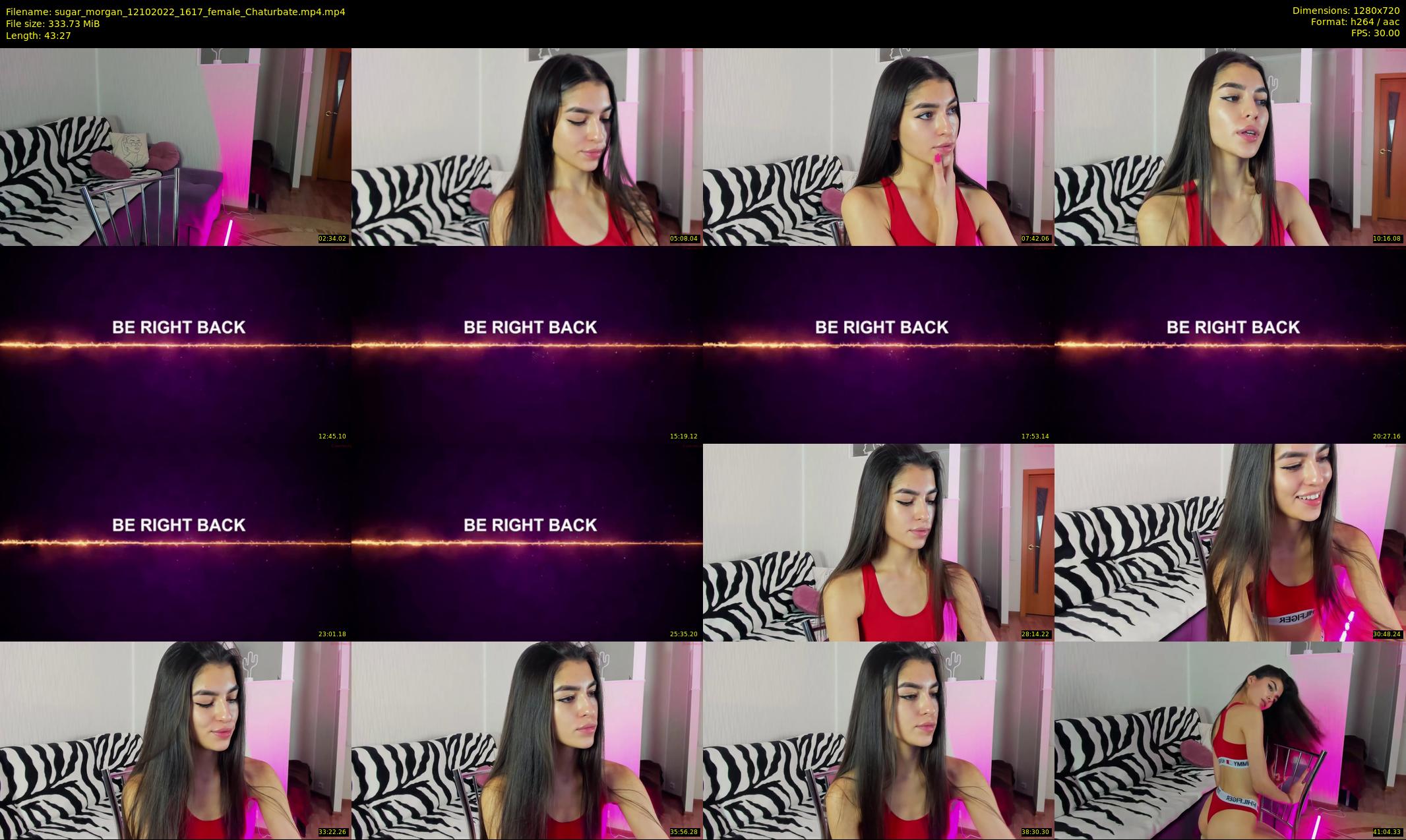 sugar_morgan — 44 minute Chaturbate female cam show recording, 720p, Oct 12, 2022