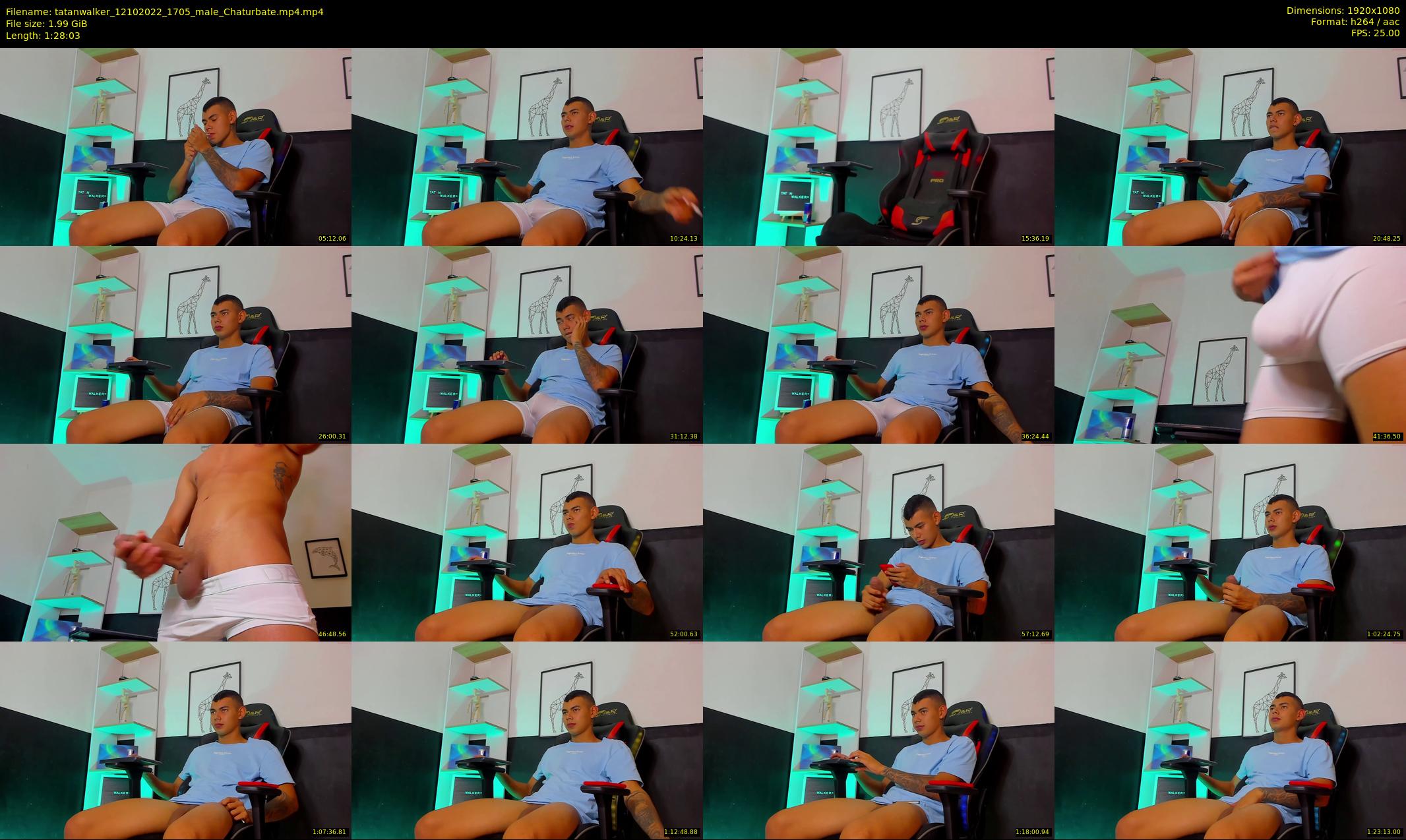 tatanwalker — 89 minute Chaturbate male cam show recording, 1080p, Oct 12, 2022