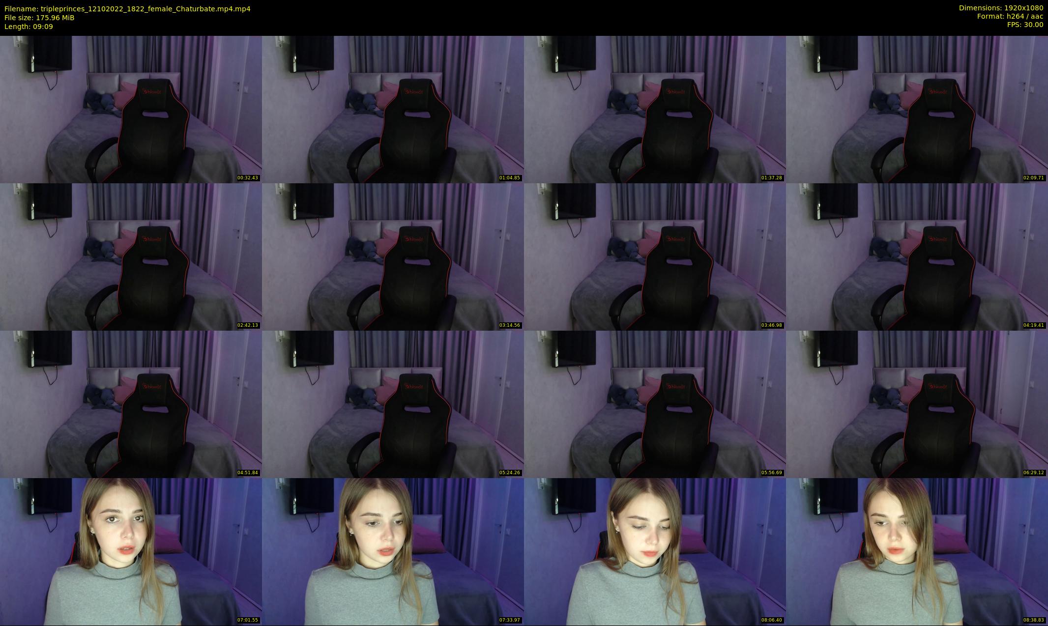 tripleprinces — 10 minute Chaturbate female cam show recording, 1080p, Oct 12, 2022