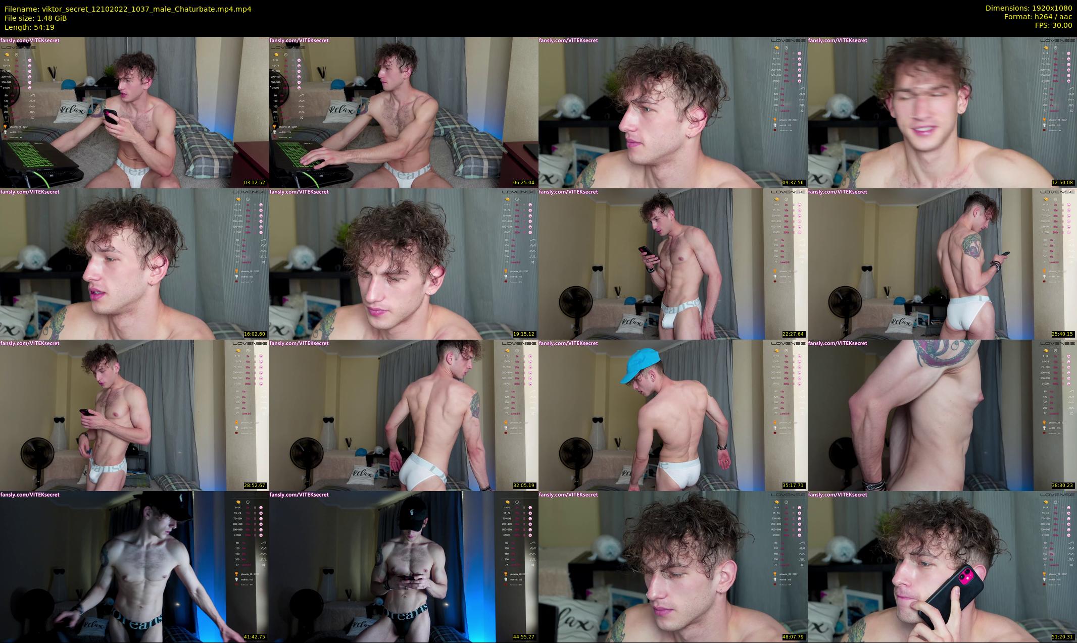 viktor_secret — 55 minute Chaturbate male cam show recording, 1080p, Oct 12, 2022