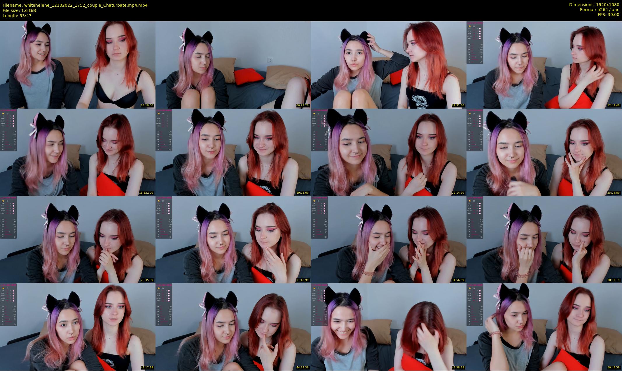 whitehelene — 54 minute Chaturbate female cam show recording, 1080p, Oct 12, 2022