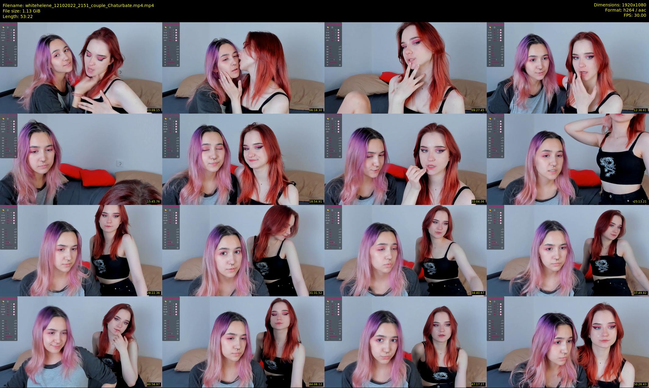 whitehelene — 54 minute Chaturbate female cam show recording, 1080p, Oct 12, 2022