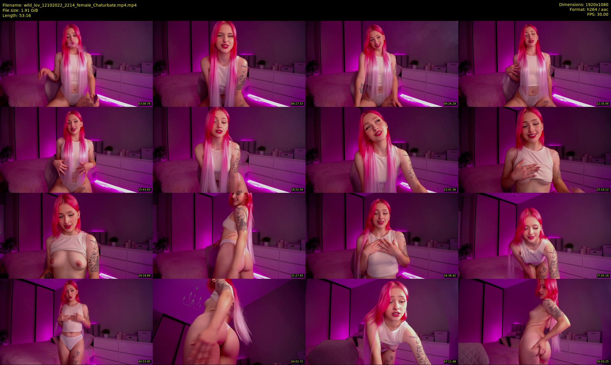 wild_lov — 54 minute Chaturbate female cam show recording, 1080p, Oct 12, 2022