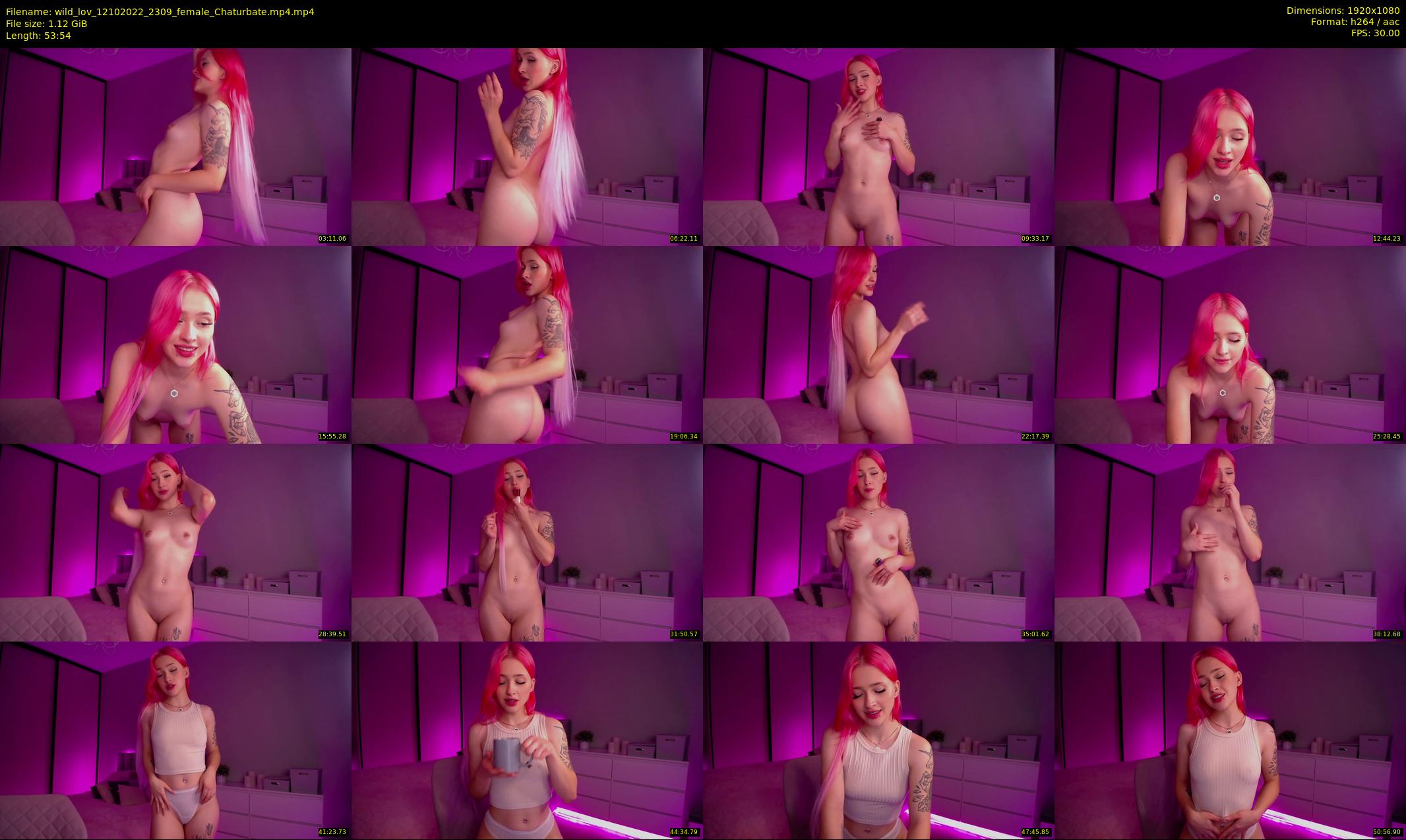 wild_lov — 54 minute Chaturbate female cam show recording, 1080p, Oct 12, 2022