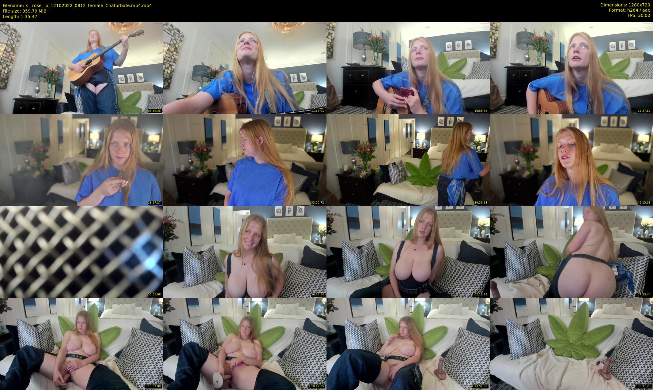 x__rose__x — 96 minute Chaturbate female cam show recording, 720p, Oct 12, 2022