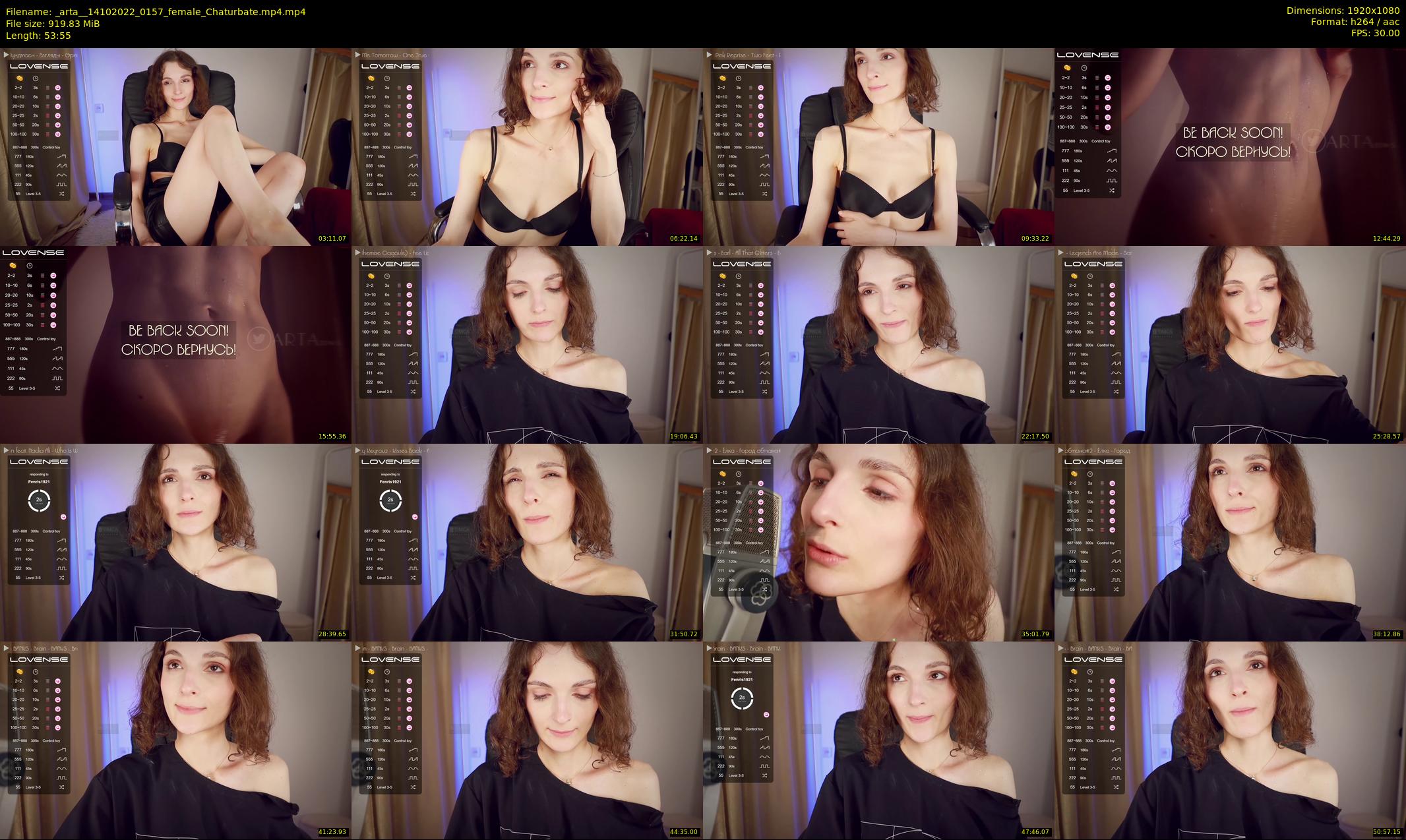 _arta_ — 54 minute Chaturbate female cam show recording, 1080p, Oct 14, 2022