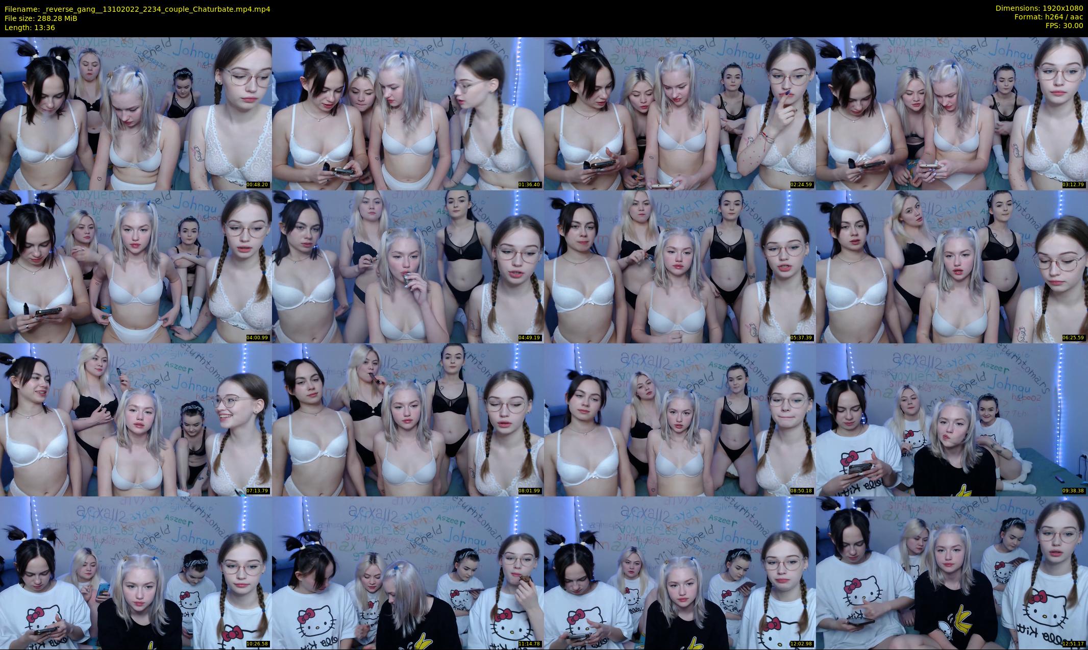 _reverse_gang_ — 14 minute Chaturbate couple cam show recording, 1080p, Oct 13, 2022
