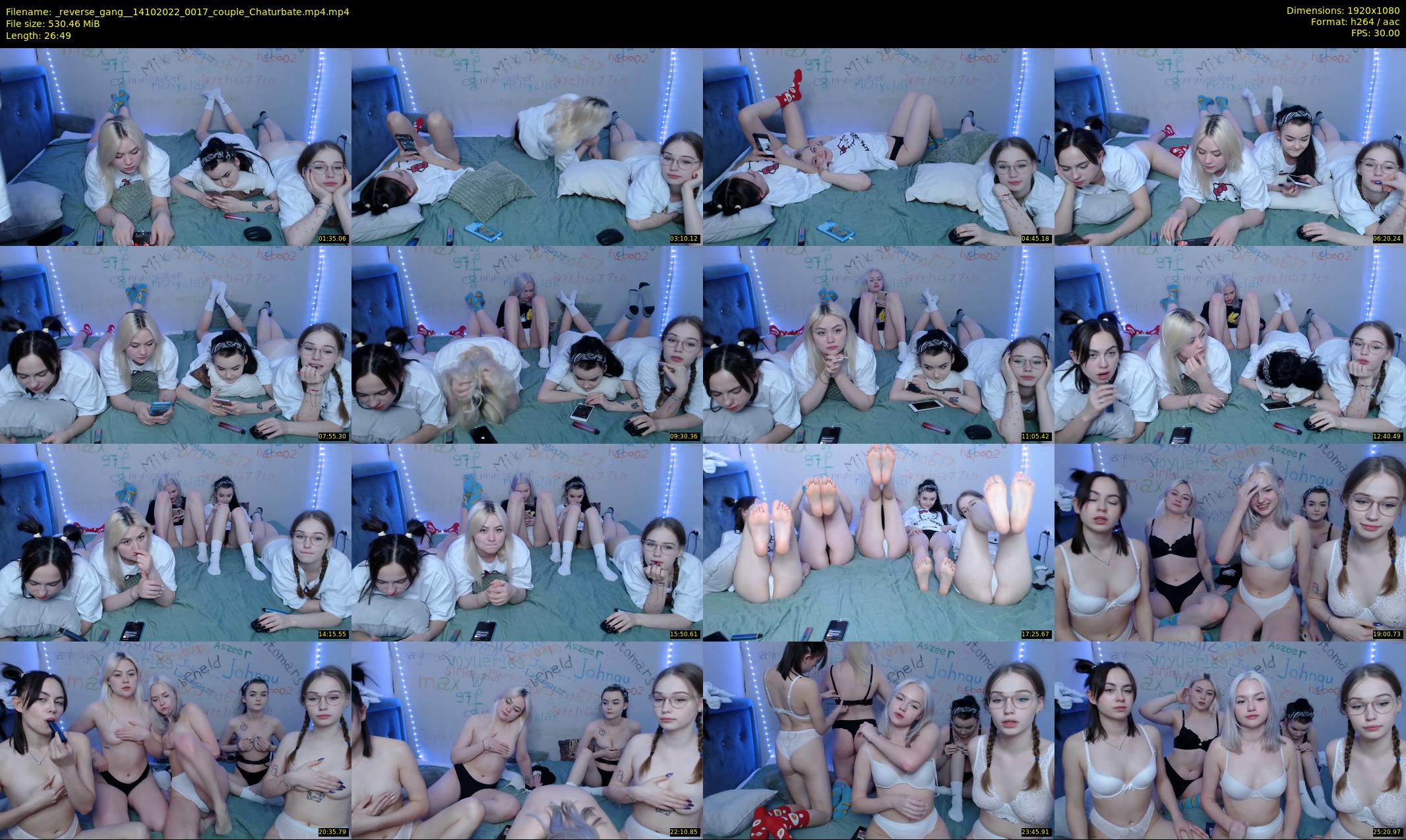 _reverse_gang_ — 27 minute Chaturbate couple cam show recording, 1080p, Oct 14, 2022