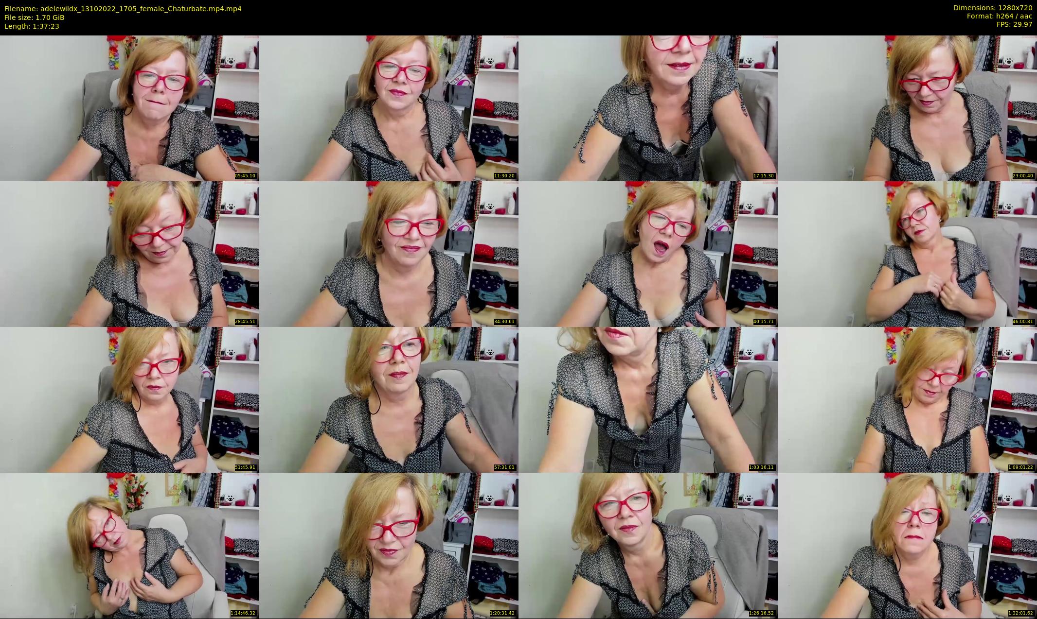 adelewildx — 98 minute Chaturbate female cam show recording, 720p, Oct 13, 2022