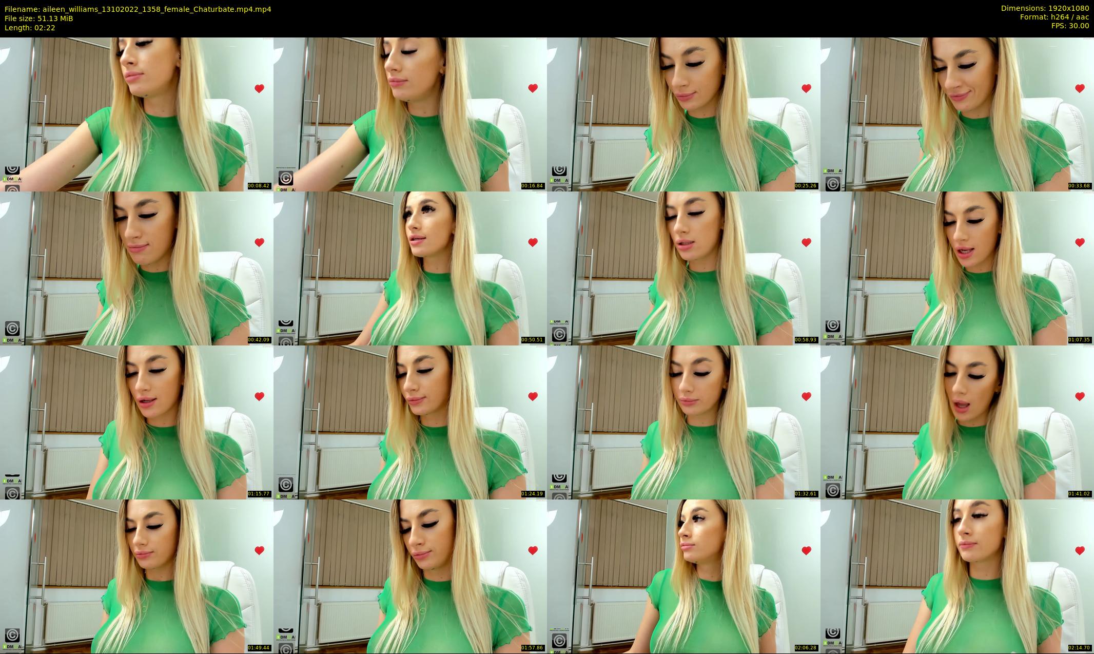aileen_williams — 3 minute Chaturbate female cam show recording, 1080p, Oct 13, 2022