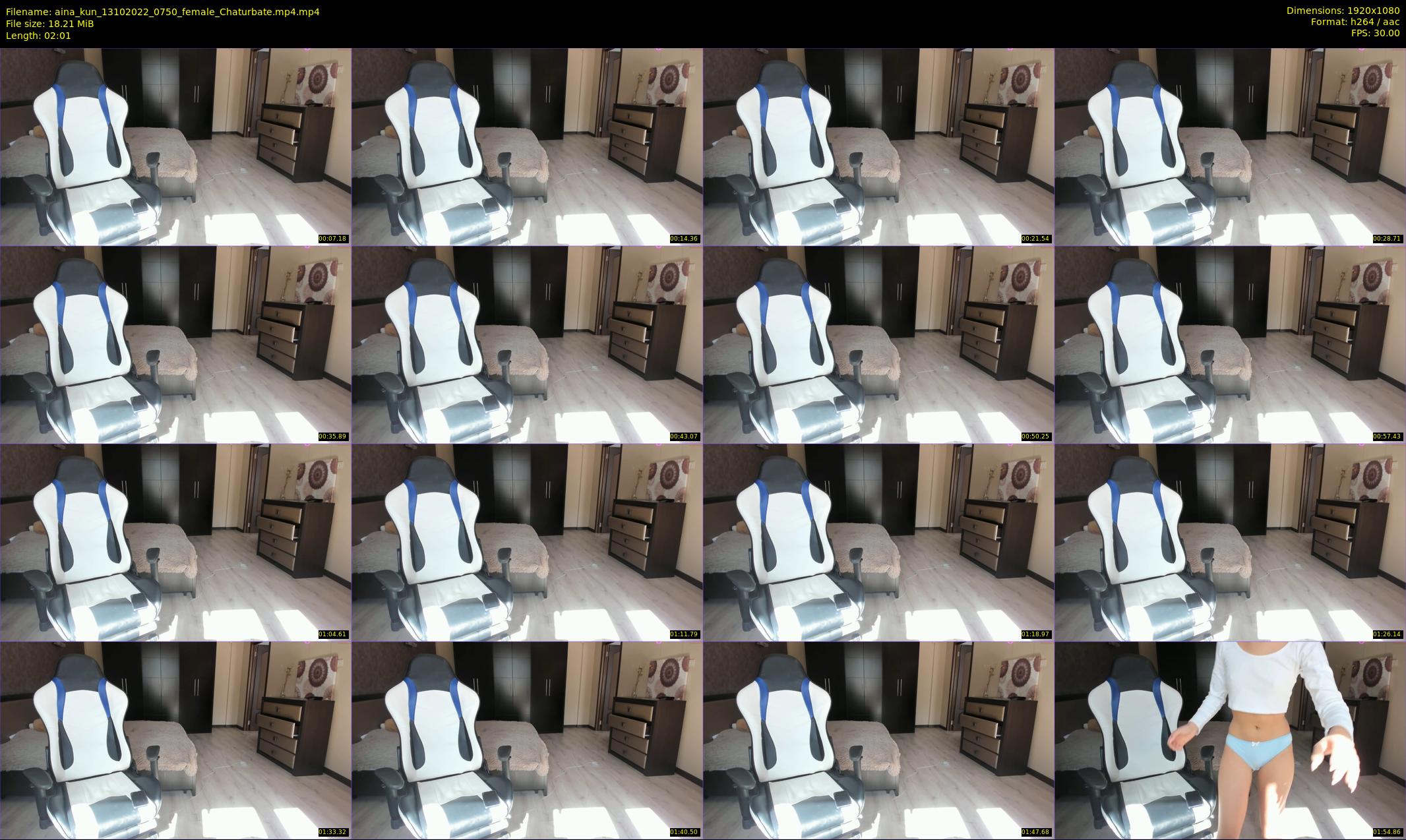 aina_kun — 3 minute Chaturbate female cam show recording, 1080p, Oct 13, 2022