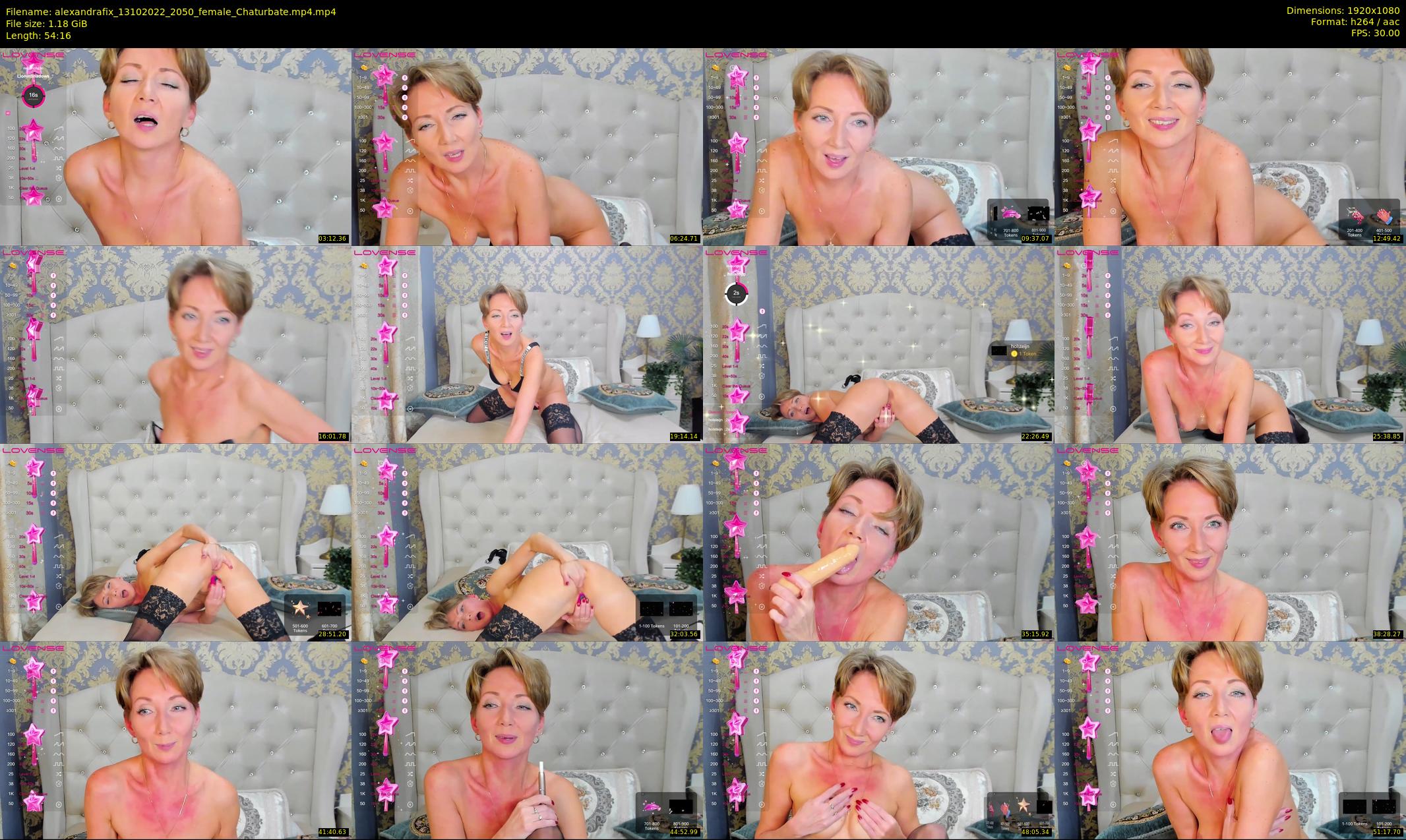 alexandrafix — 55 minute Chaturbate female cam show recording, 1080p, Oct 13, 2022