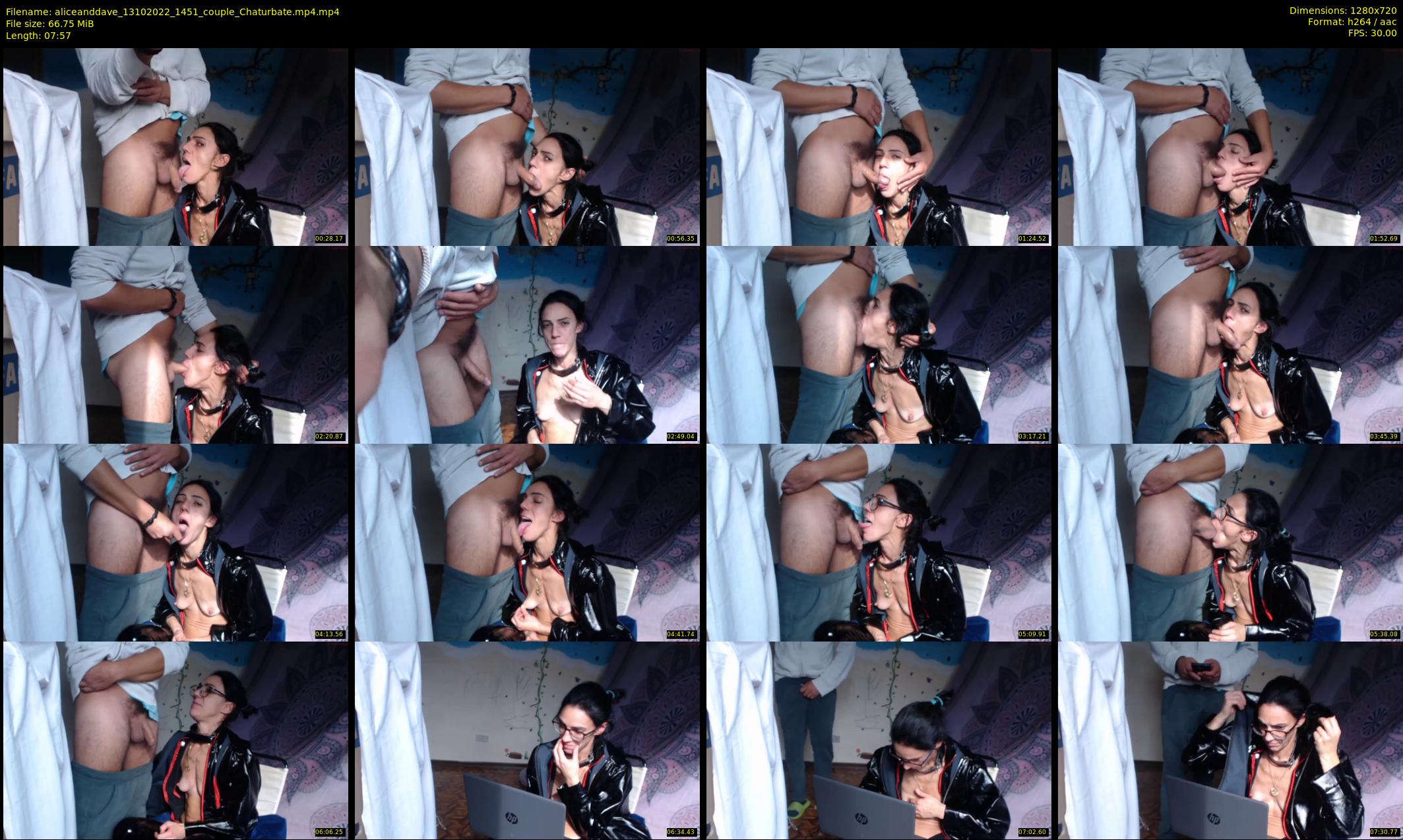 aliceanddave — 8 minute Chaturbate couple cam show recording, 720p, Oct 13, 2022