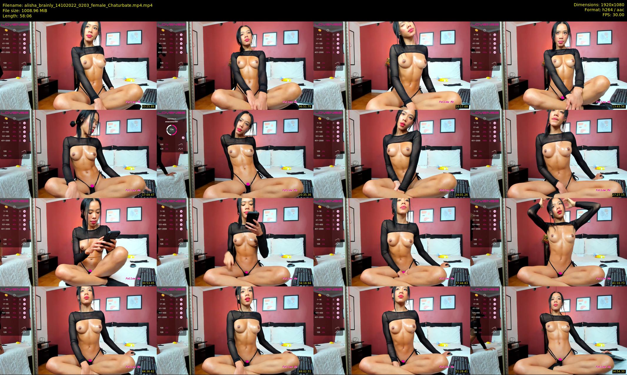 alisha_brainly — 59 minute Chaturbate female cam show recording, 1080p, Oct 14, 2022