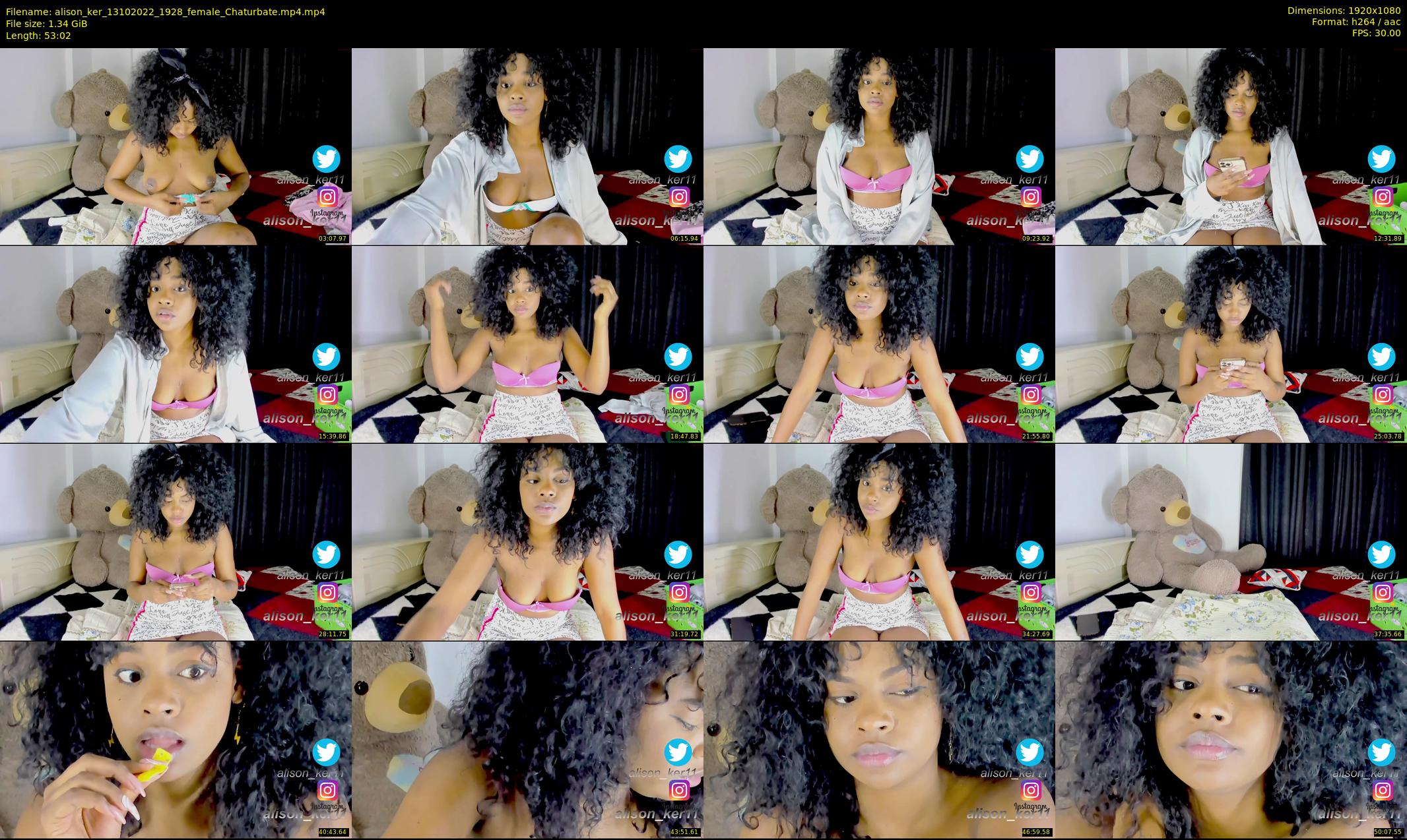 alison_ker — 54 minute Chaturbate female cam show recording, 1080p, Oct 13, 2022