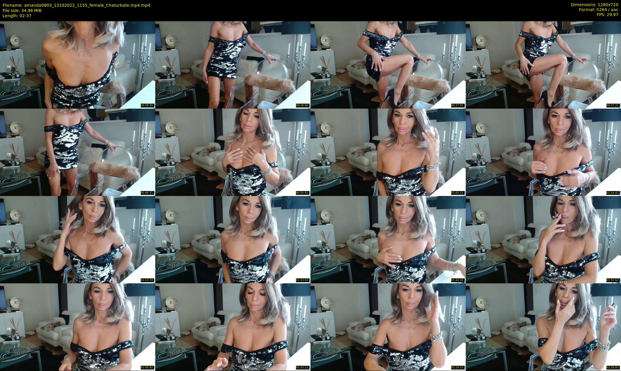 amanda0803 — 3 minute Chaturbate female cam show recording, 720p, Oct 13, 2022