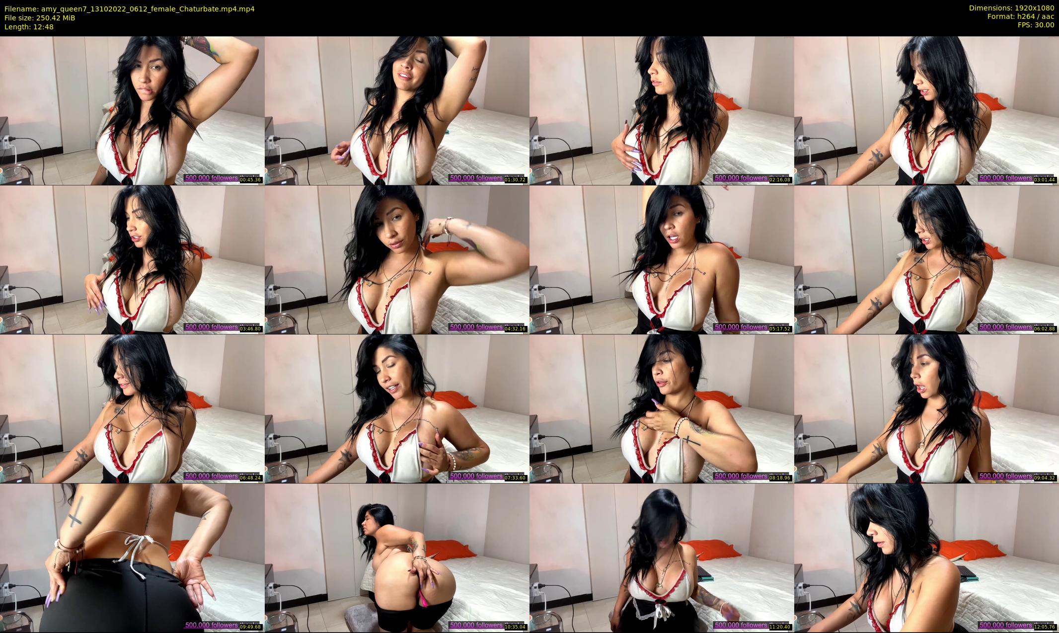 amy_queen7 — 13 minute Chaturbate female cam show recording, 1080p, Oct 13, 2022