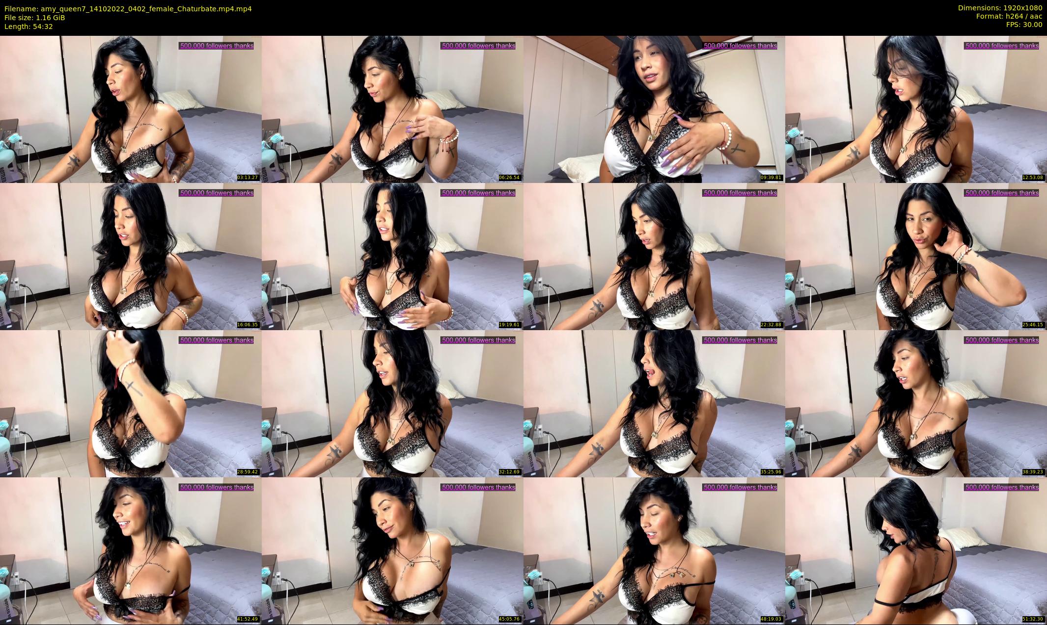 amy_queen7 — 55 minute Chaturbate female cam show recording, 1080p, Oct 14, 2022