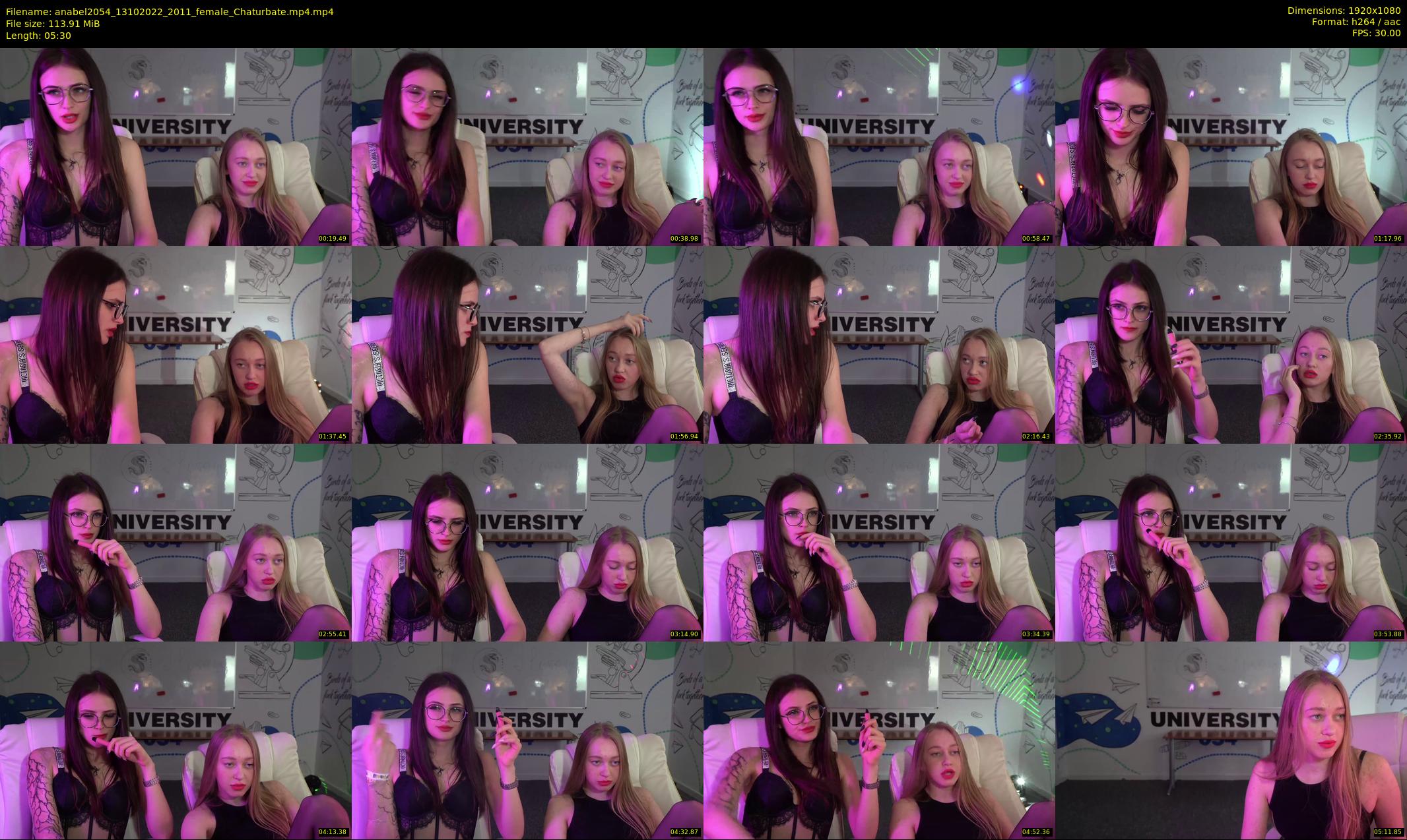 anabel2054 — 6 minute Chaturbate female cam show recording, 1080p, Oct 13, 2022