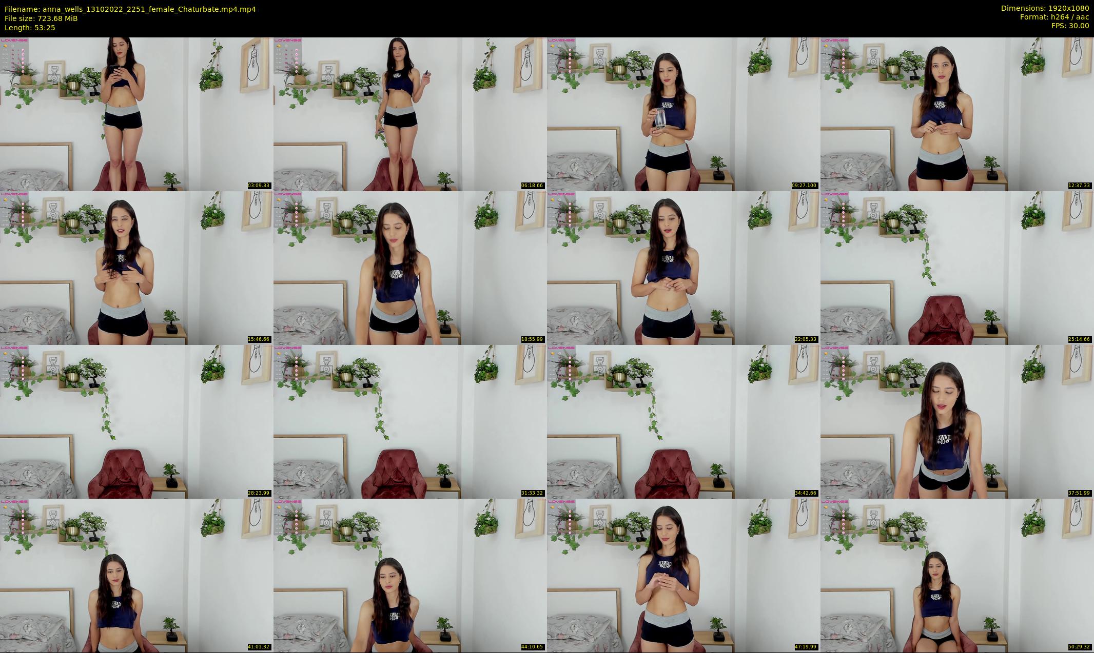 anna_wells — 54 minute Chaturbate female cam show recording, 1080p, Oct 13, 2022
