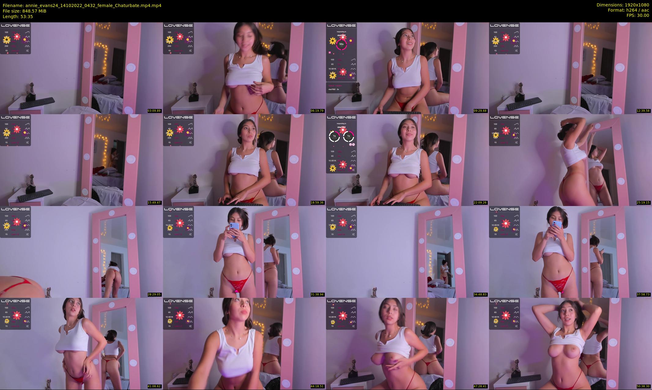 annie_evans24 — 54 minute Chaturbate female cam show recording, 1080p, Oct 14, 2022