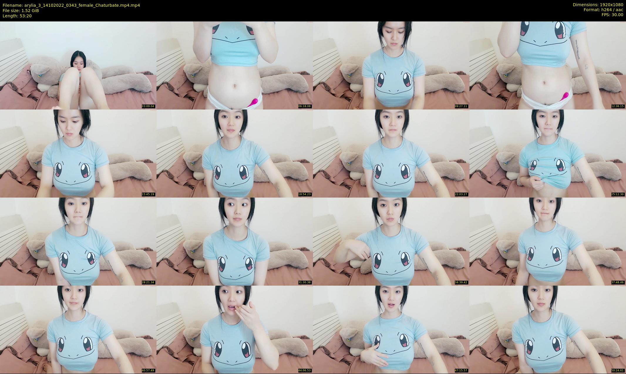 arylia_3 — 54 minute Chaturbate female cam show recording, 1080p, Oct 14, 2022
