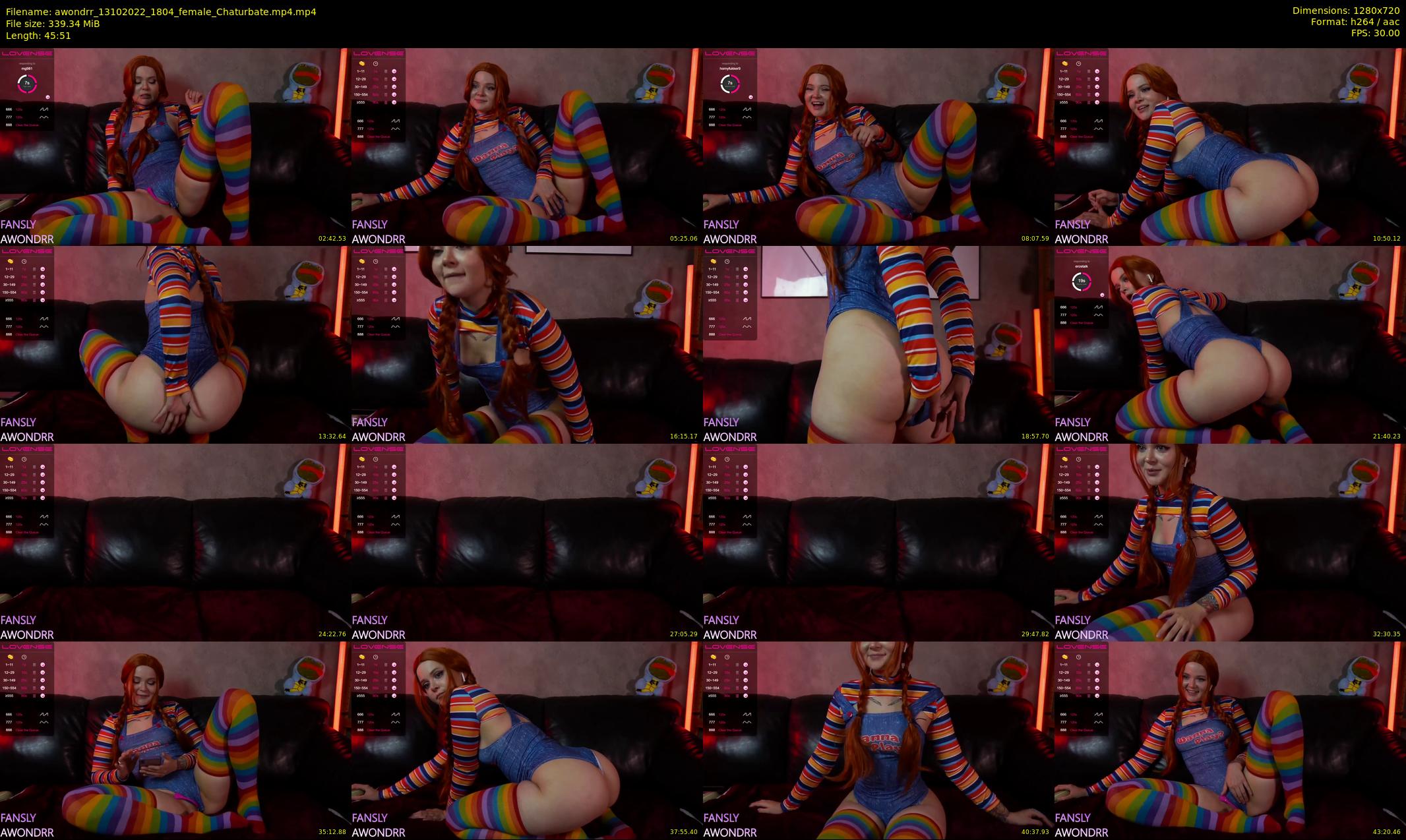 awondrr — 46 minute Chaturbate female cam show recording, 720p, Oct 13, 2022