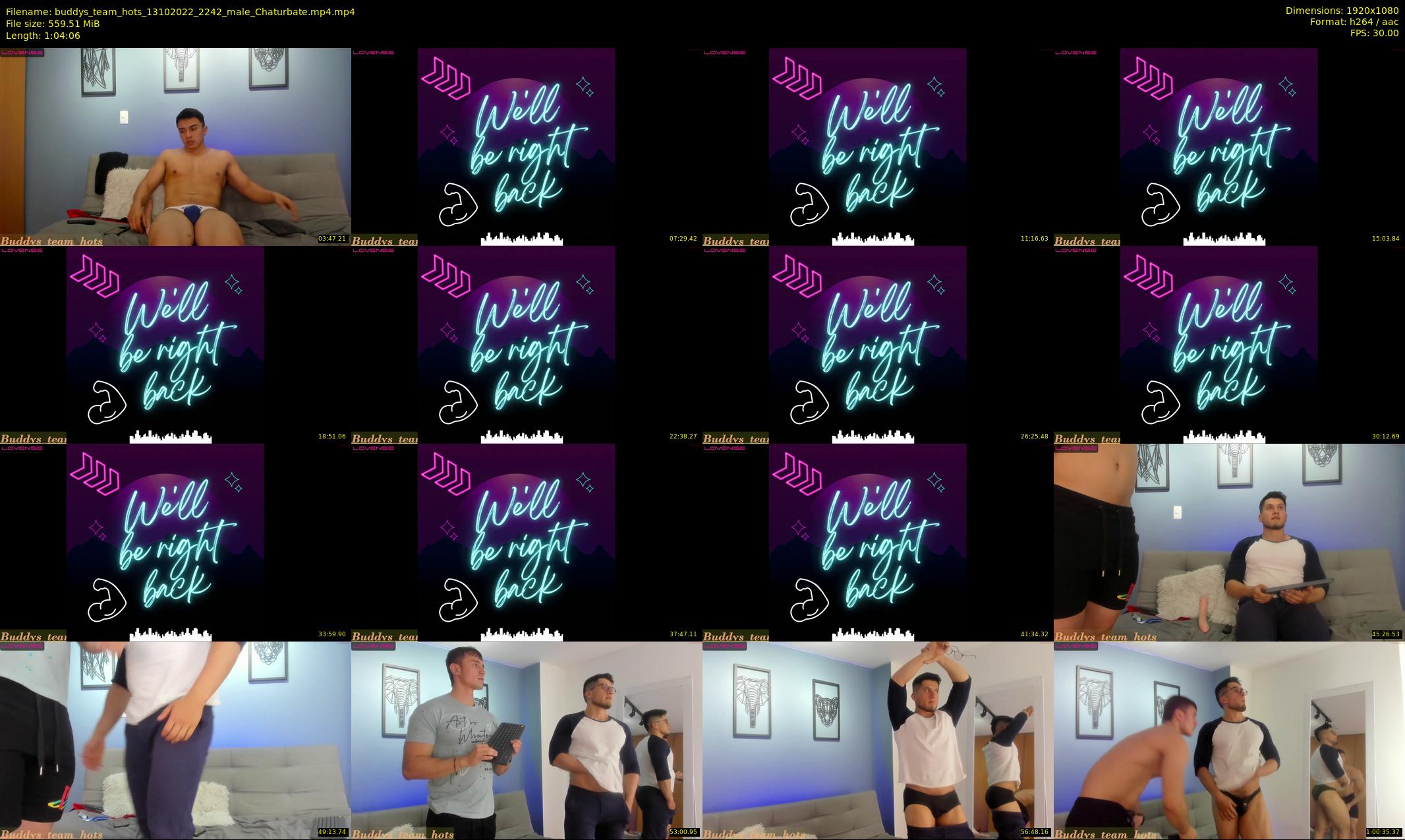 buddys_team_hots — 65 minute Chaturbate couple cam show recording, 1080p, Oct 13, 2022