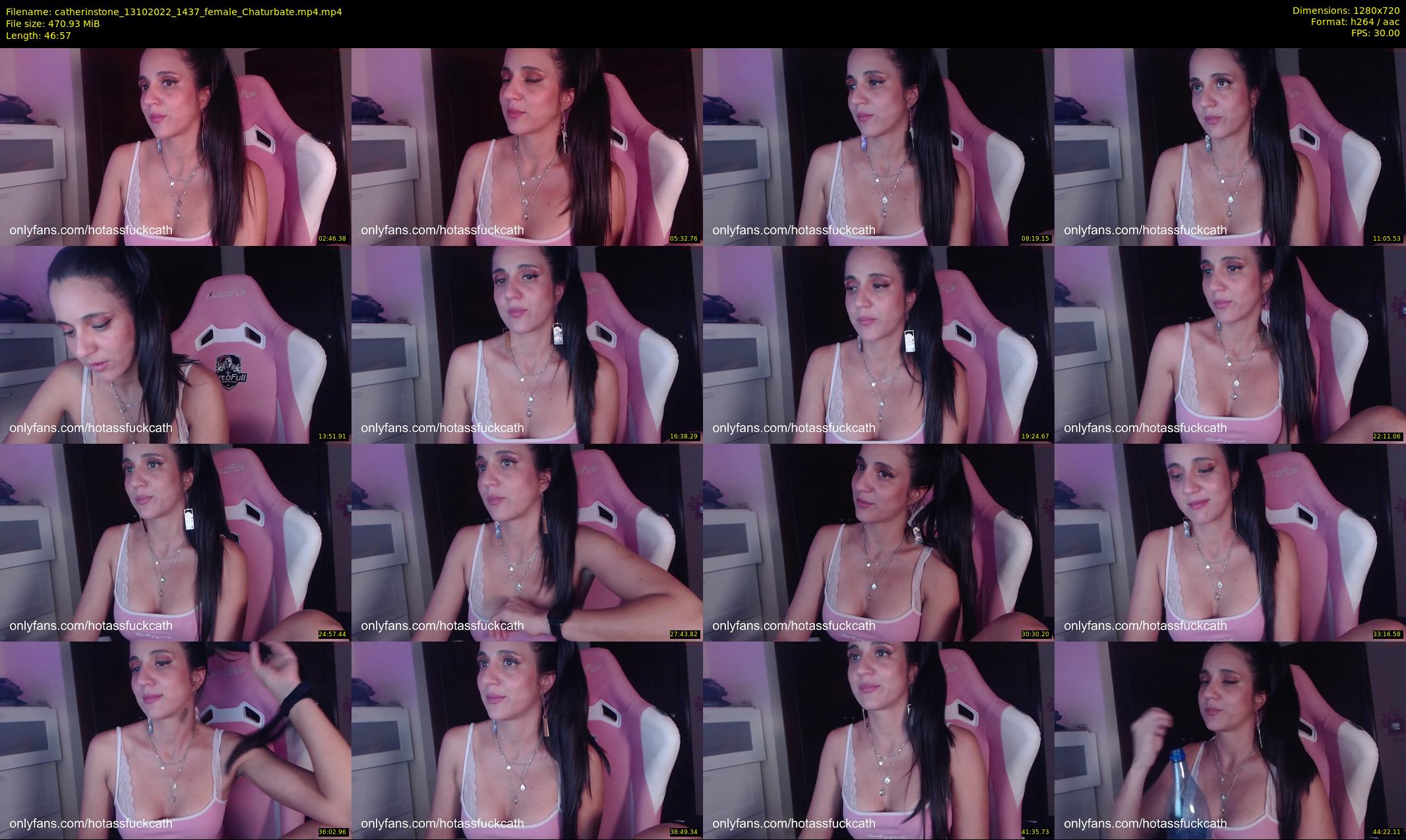 catherinstone — 47 minute Chaturbate female cam show recording, 720p, Oct 13, 2022