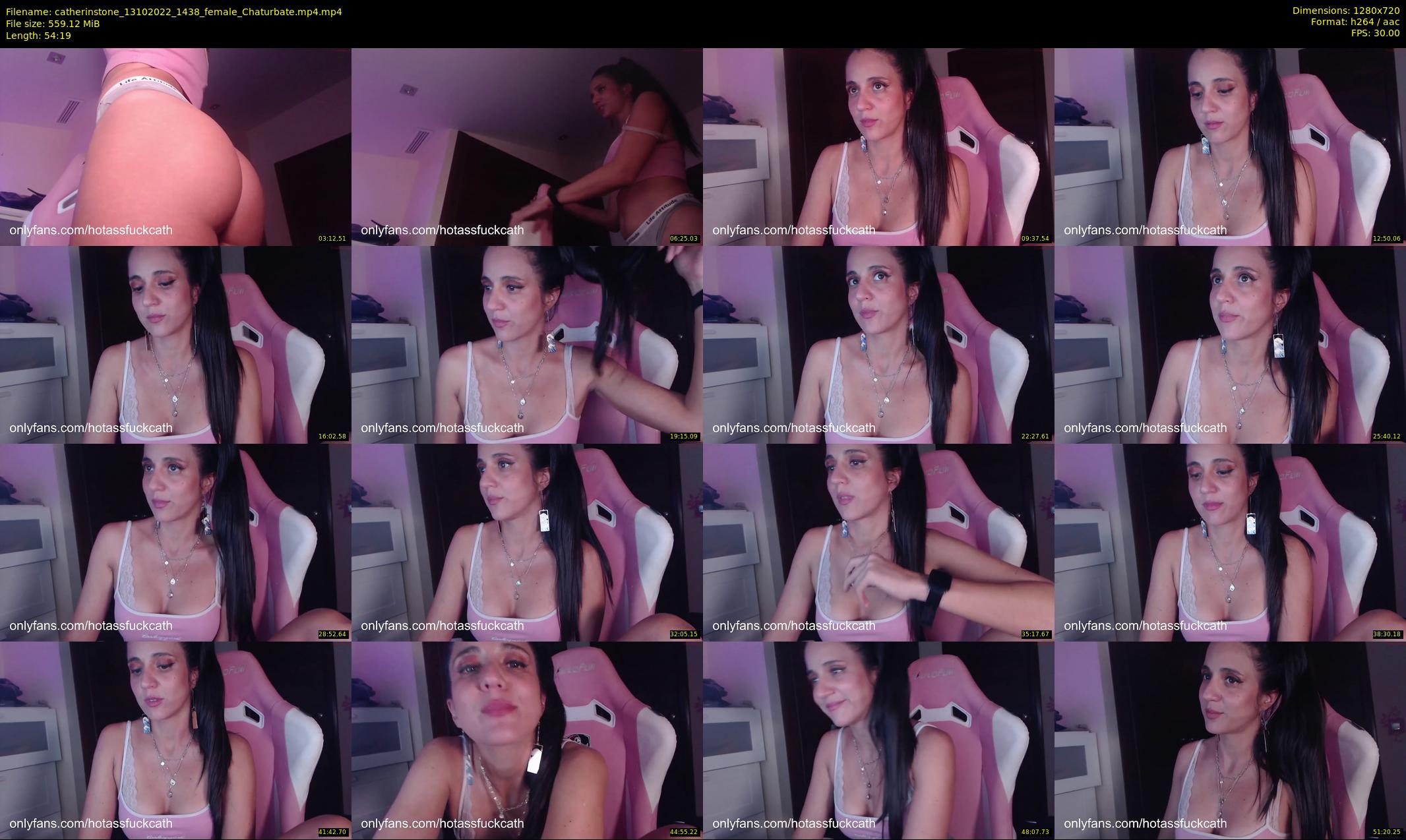 catherinstone — 55 minute Chaturbate female cam show recording, 720p, Oct 13, 2022