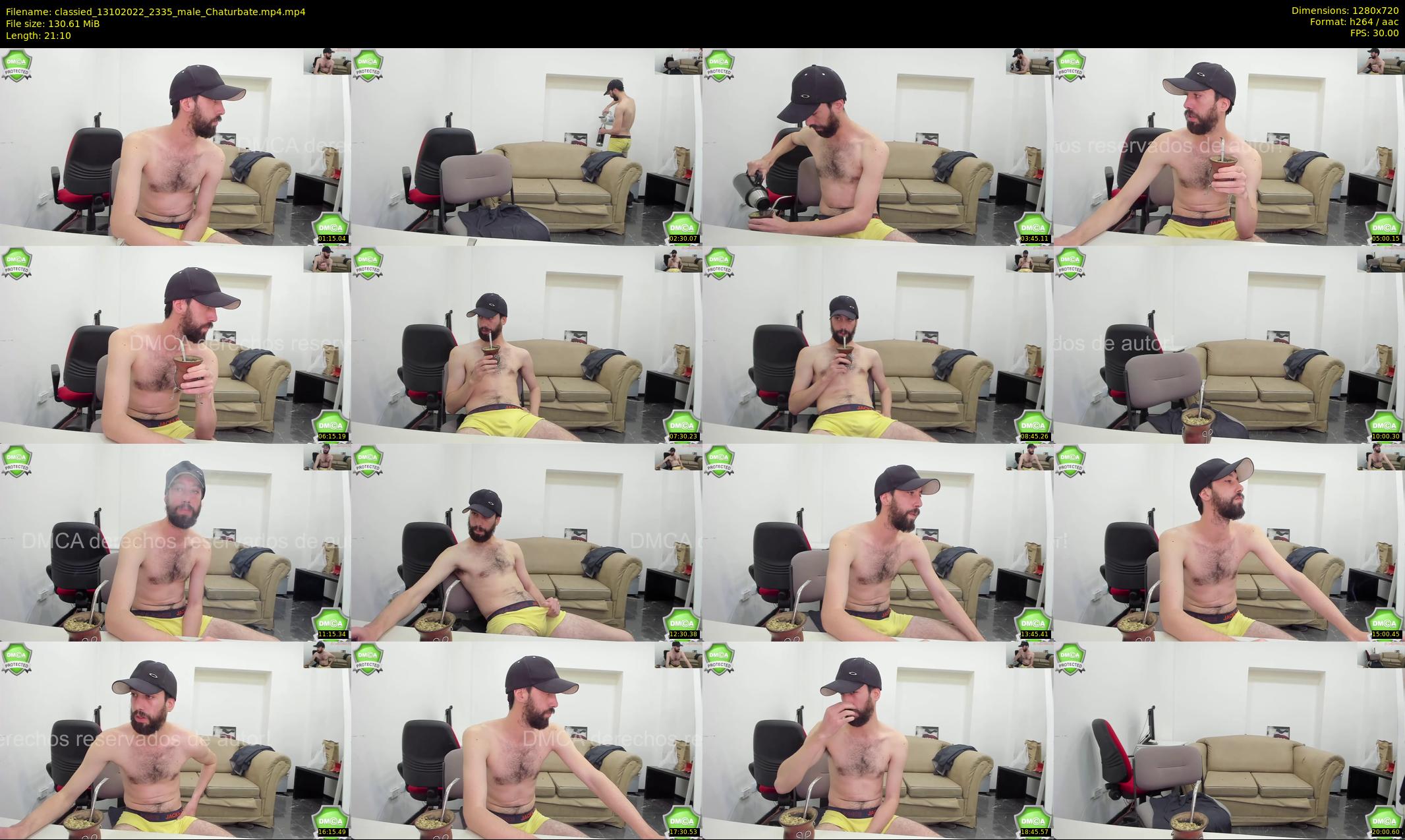 classied — 22 minute Chaturbate male cam show recording, 720p, Oct 13, 2022