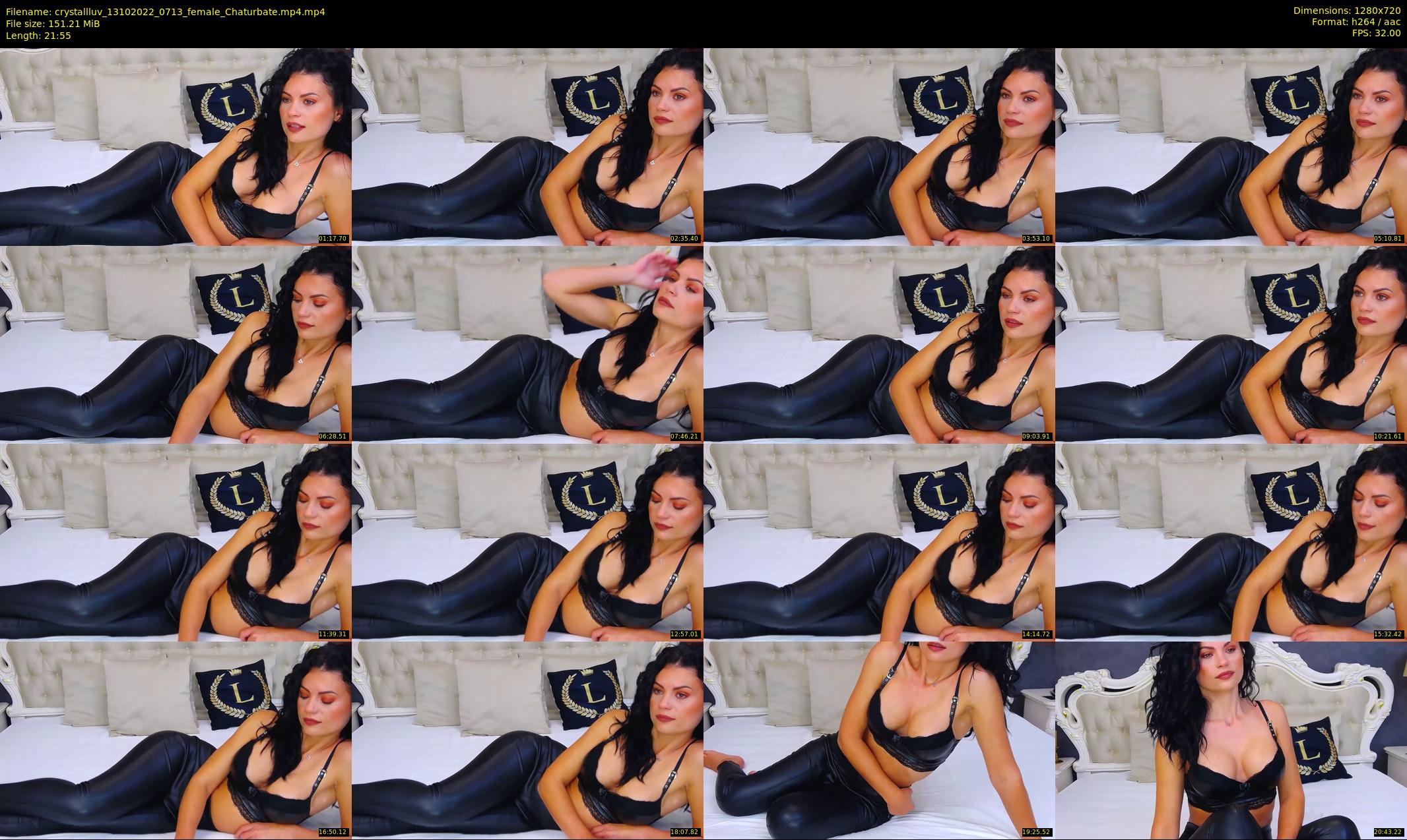 crystallluv — 22 minute Chaturbate female cam show recording, 720p, Oct 13, 2022