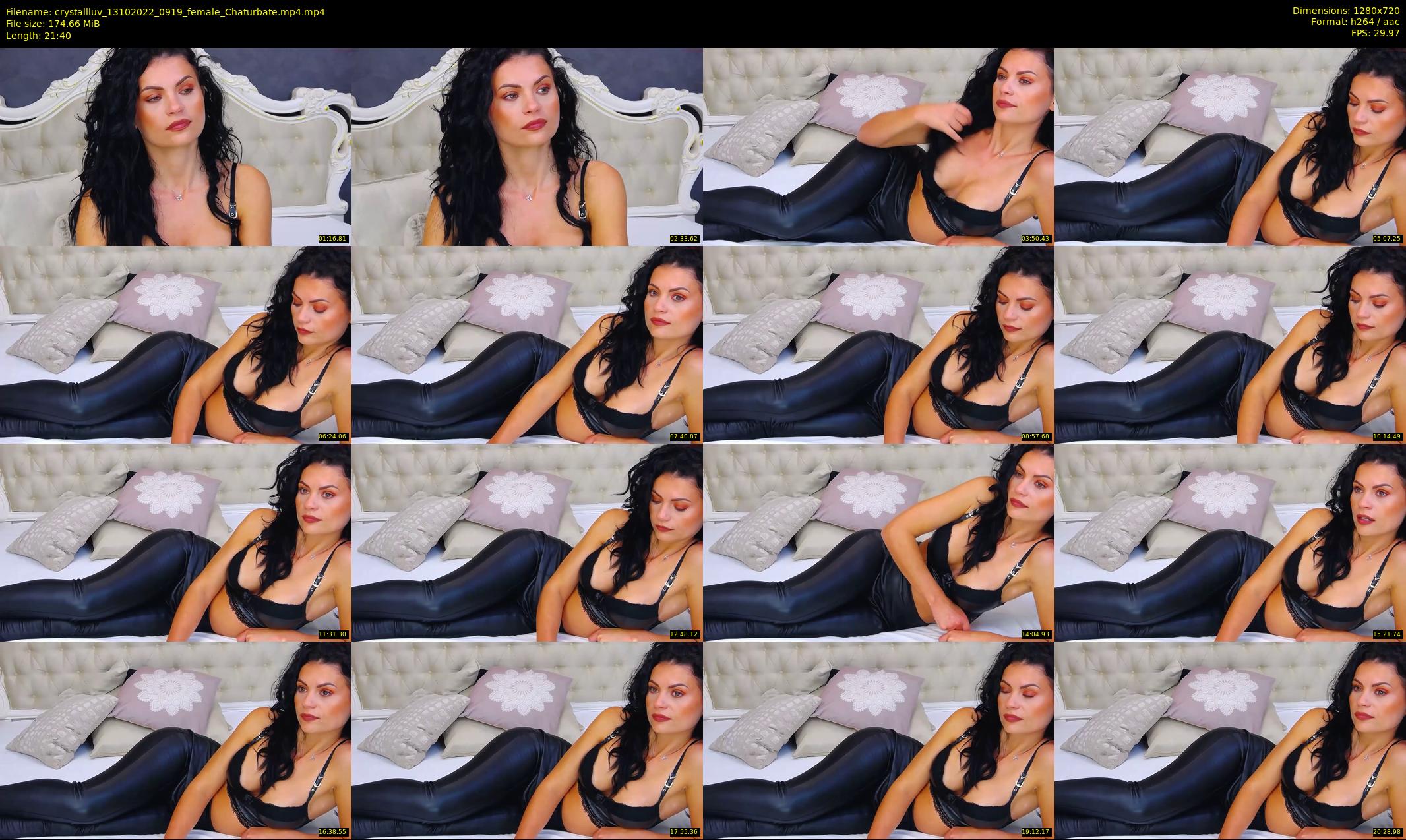 crystallluv — 22 minute Chaturbate female cam show recording, 720p, Oct 13, 2022