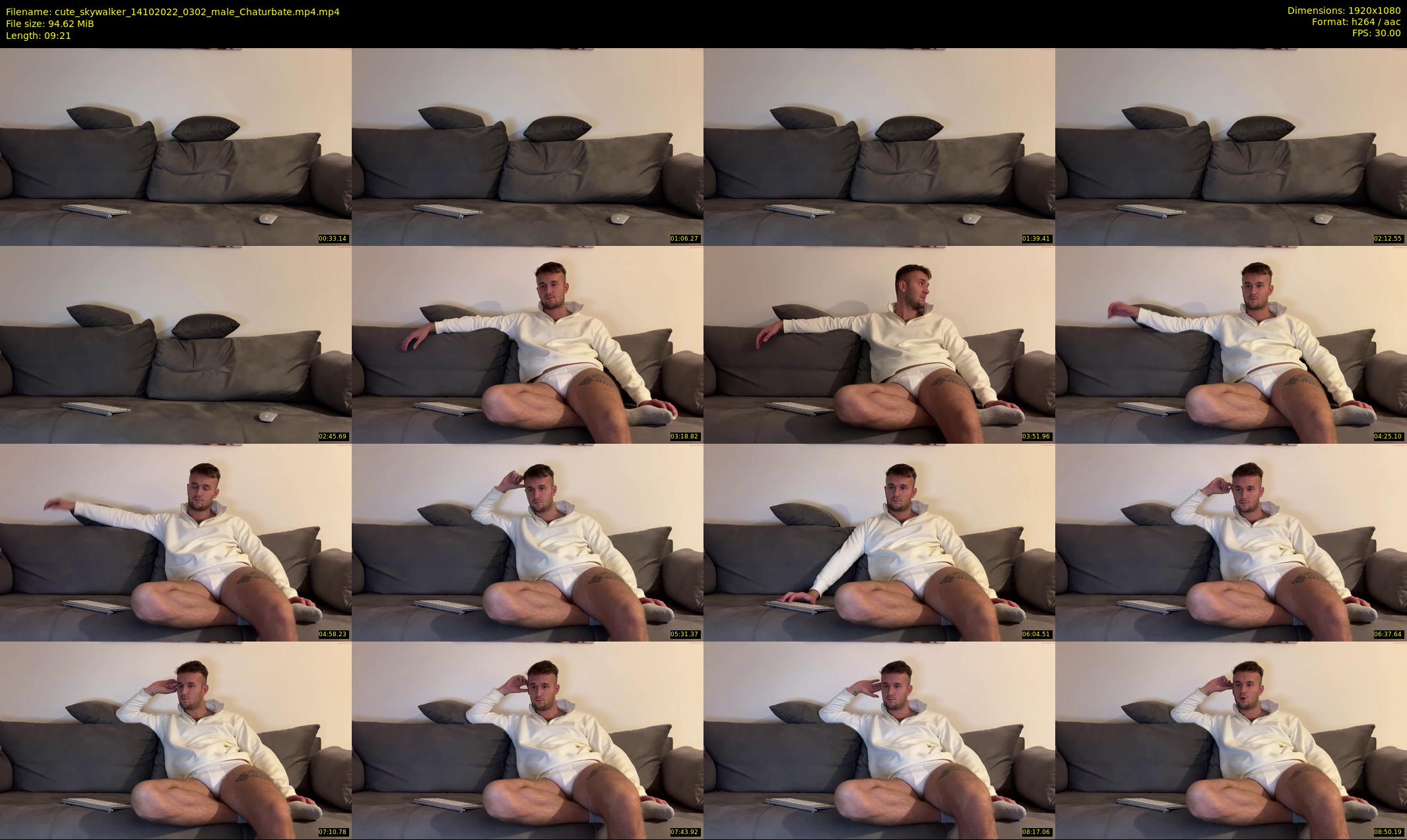 cute_skywalker — 10 minute Chaturbate male cam show recording, 1080p, Oct 14, 2022