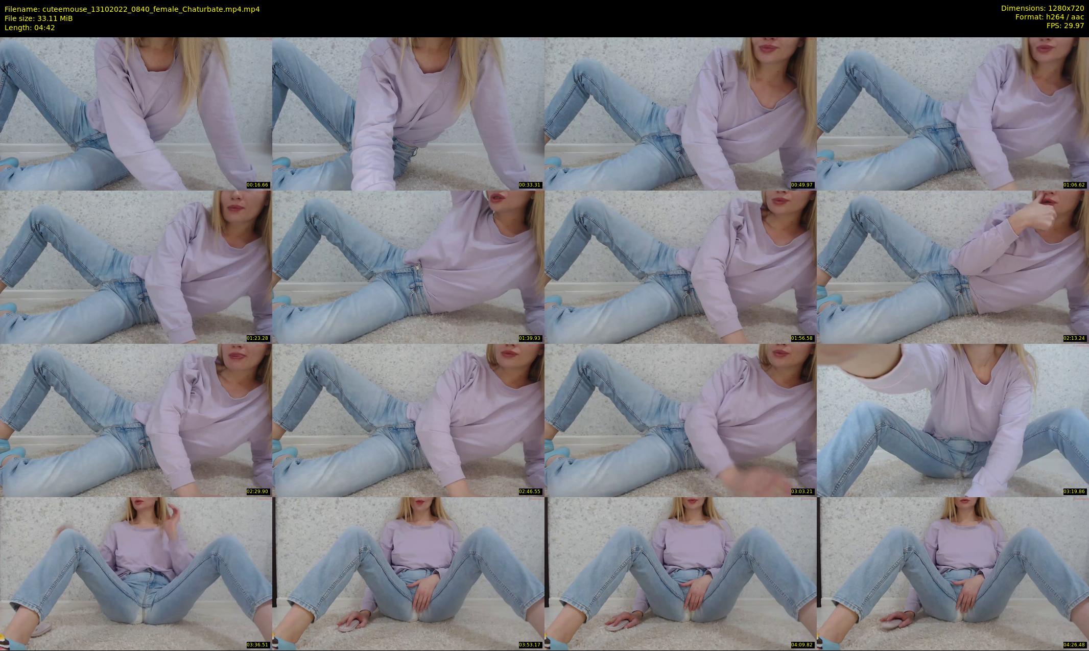 cuteemouse — 5 minute Chaturbate female cam show recording, 720p, Oct 13, 2022