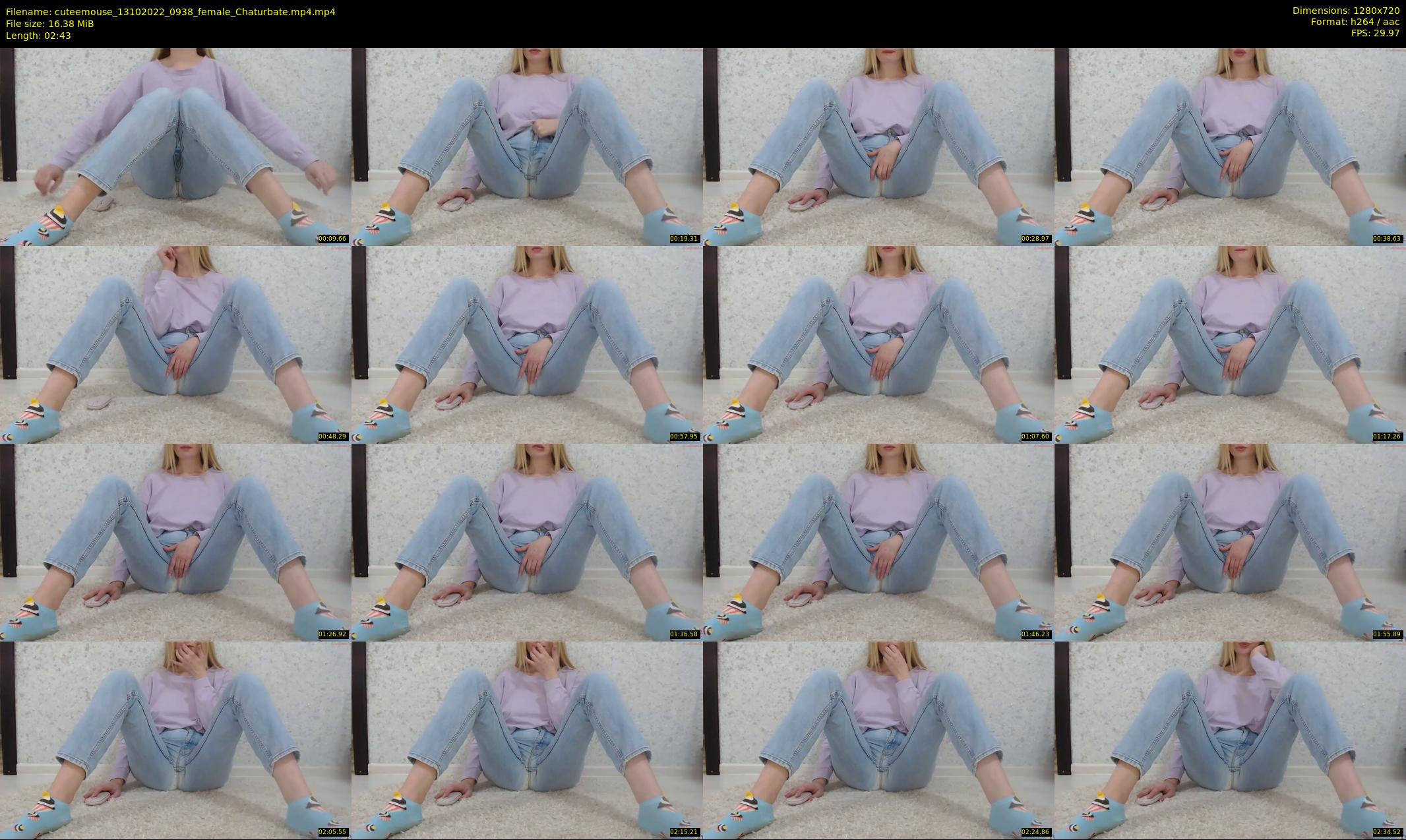 cuteemouse — 3 minute Chaturbate female cam show recording, 720p, Oct 13, 2022