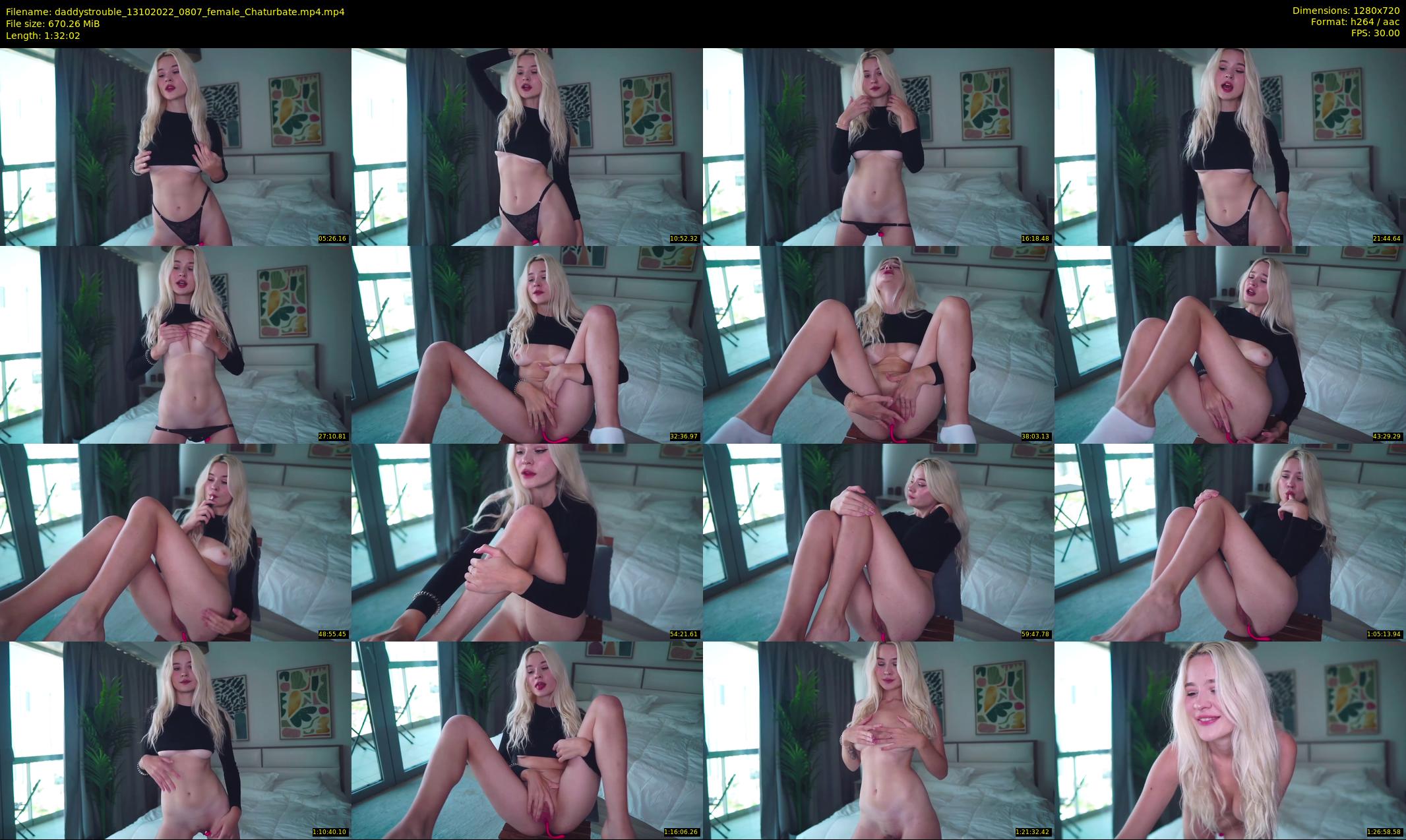 daddystrouble — 93 minute Chaturbate female cam show recording, 720p, Oct 13, 2022