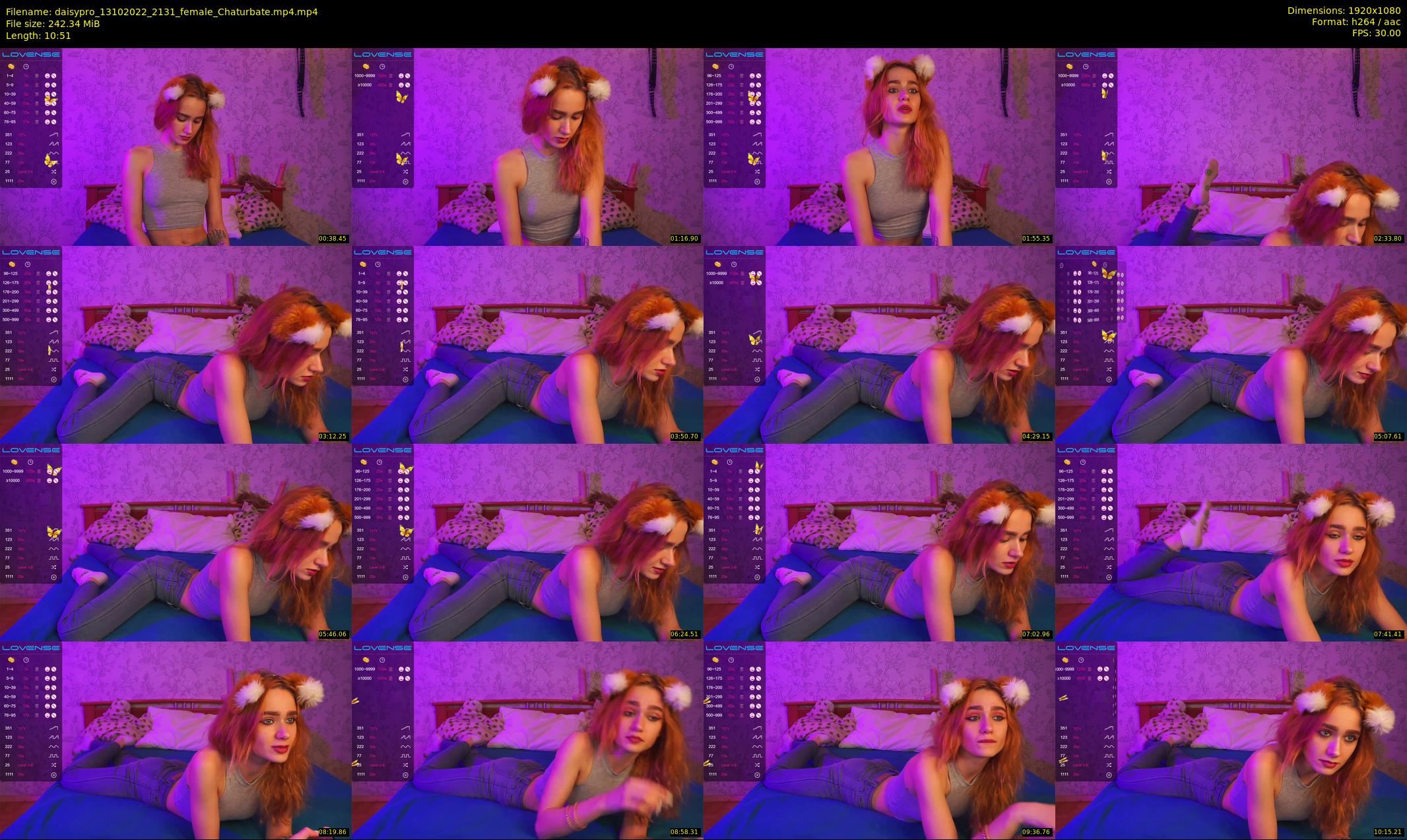 daisypro — 11 minute Chaturbate couple cam show recording, 1080p, Oct 13, 2022