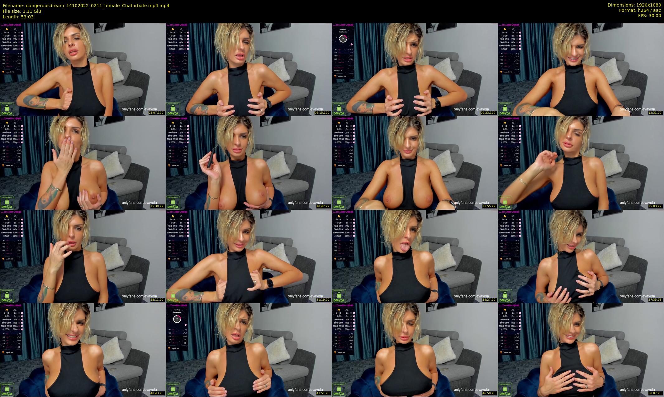 dangerousdream — 54 minute Chaturbate couple cam show recording, 1080p, Oct 14, 2022