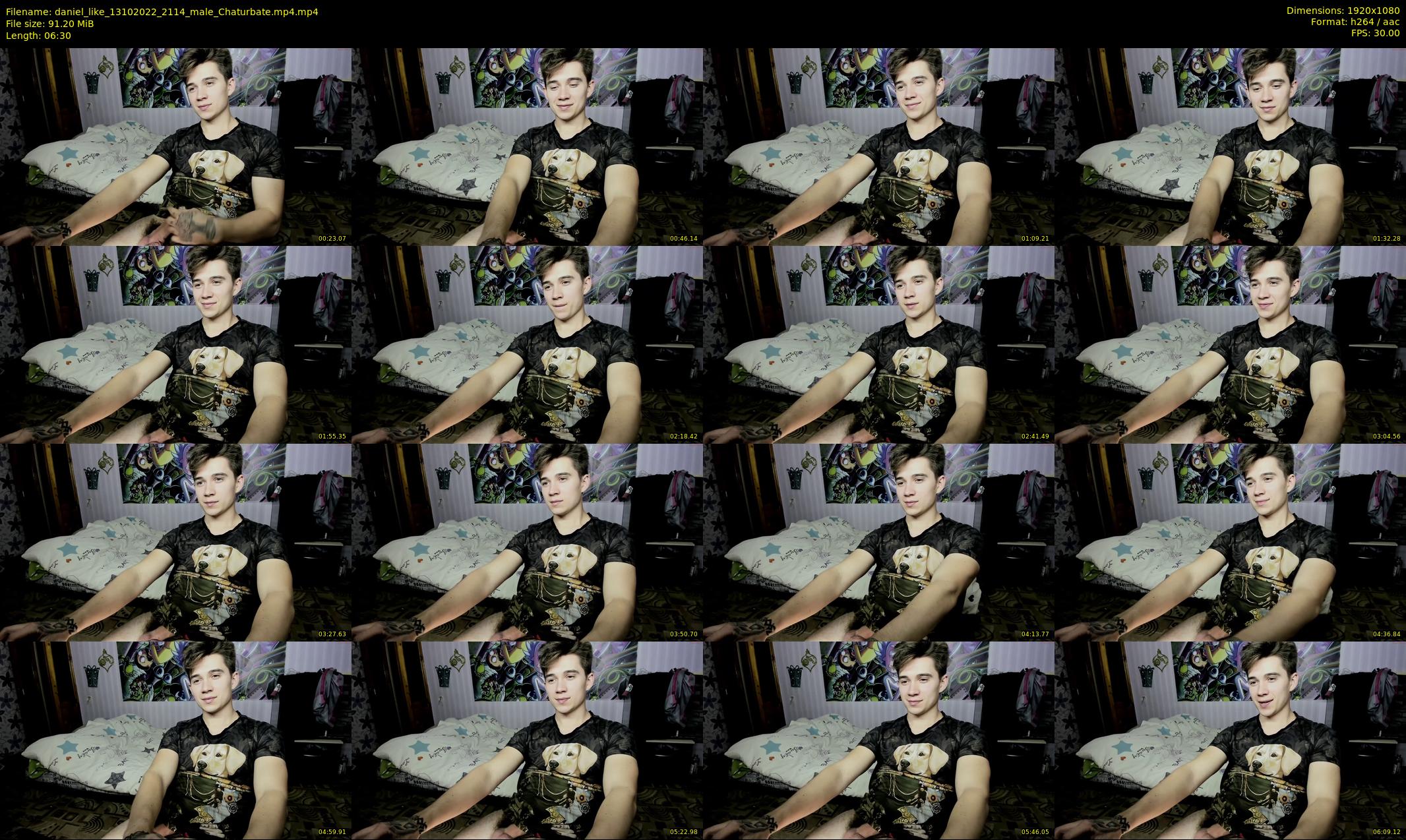 daniel_like — 7 minute Chaturbate male cam show recording, 1080p, Oct 13, 2022