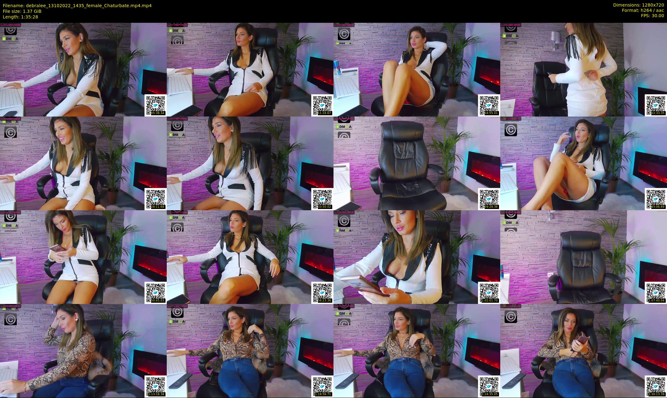 debralee — 96 minute Chaturbate female cam show recording, 720p, Oct 13, 2022