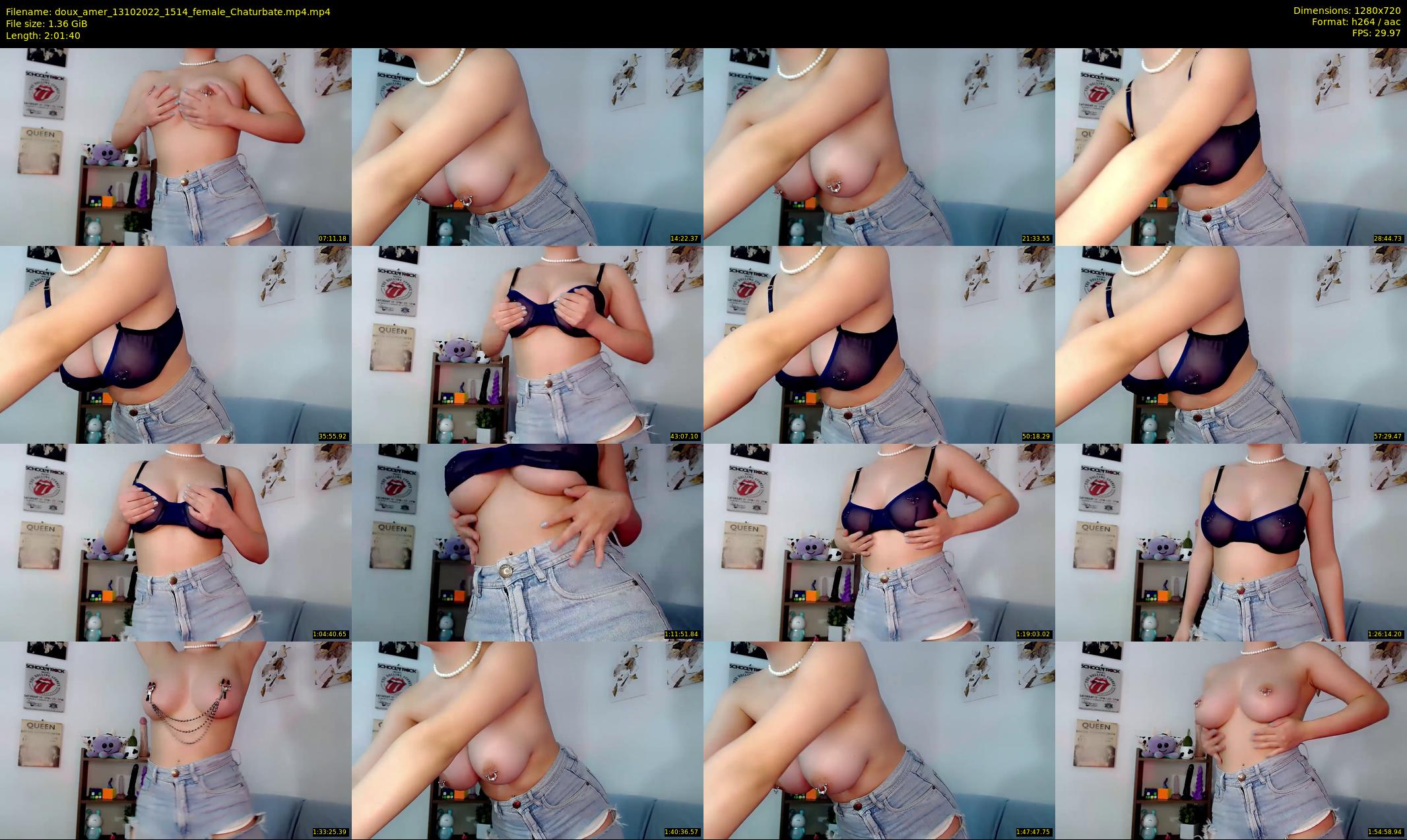 doux_amer — 122 minute Chaturbate female cam show recording, 720p, Oct 13, 2022