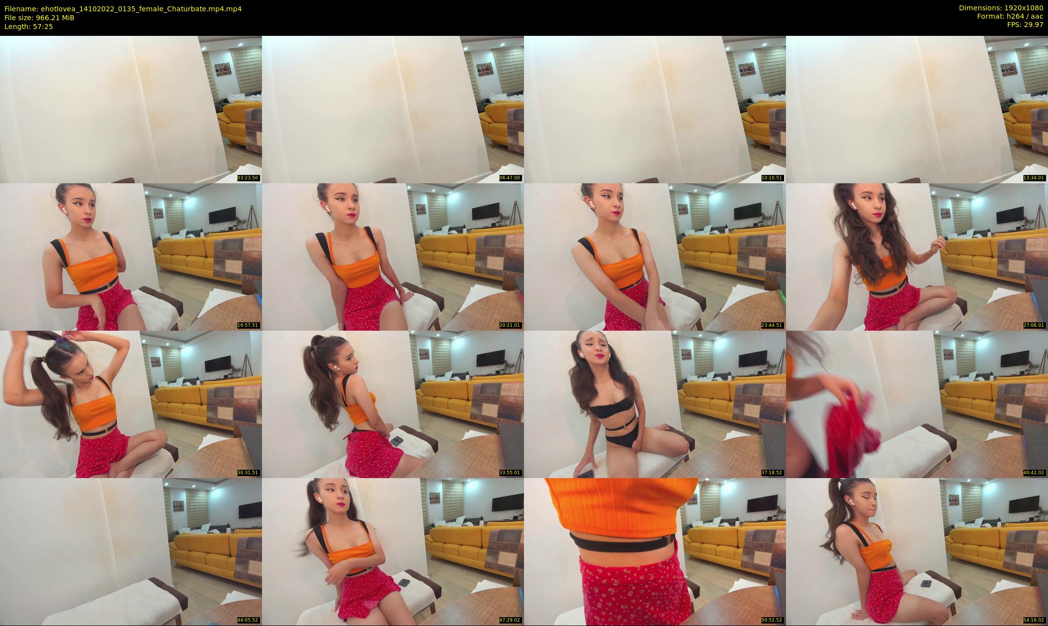 ehotlovea — 58 minute Chaturbate female cam show recording, 1080p, Oct 14, 2022